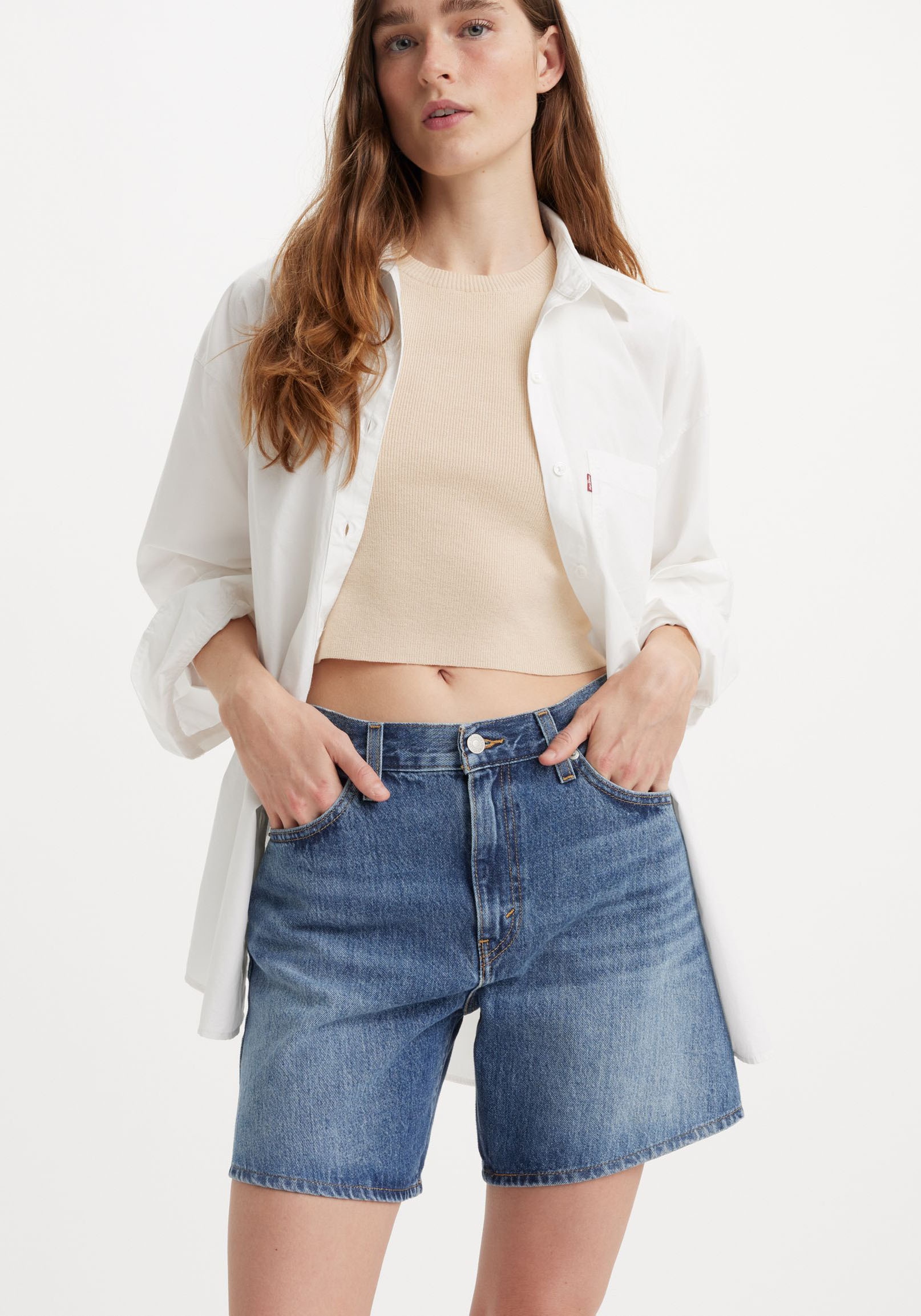 Levi's® Shorts »HIGH BAGGY SHORT«  im Five-Pocket Style