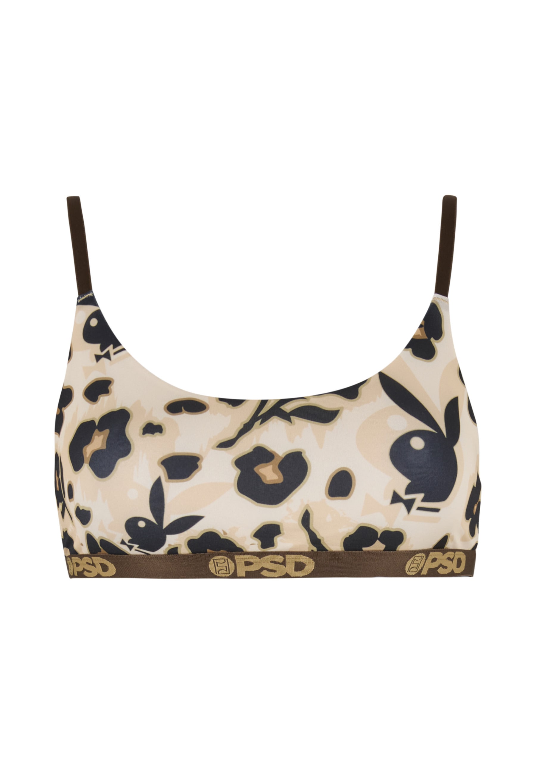 PSD Bralette "PSD PLAYBOY CHEETAH SCOOP BRALETTE"