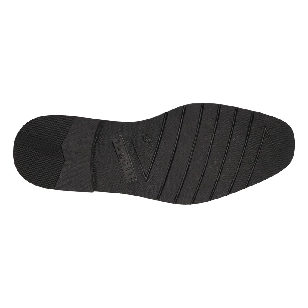 bugatti Schnürschuh, mit seitlicher Logoprägung