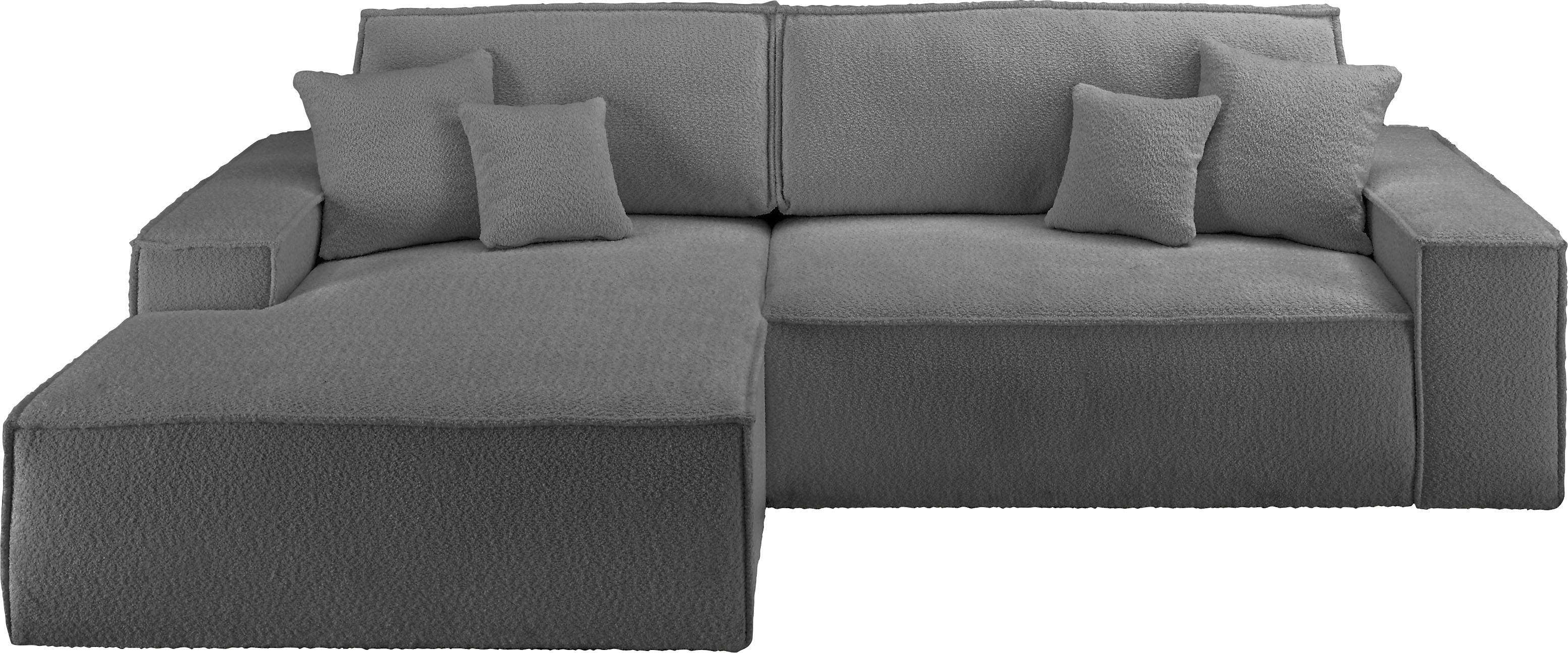 andas Ecksofa "FINNLEY Schlafsofa 267 cm, L-Form mit Schlaffunktion & Bettk günstig online kaufen