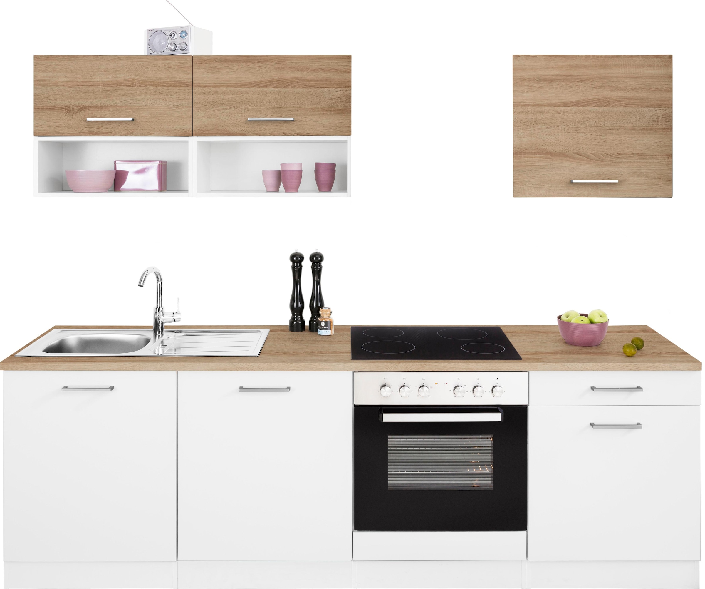 HELD MÖBEL Küchenzeile »Visby«, ohne E-Geräte, Breite 240 cm kaufen | BAUR