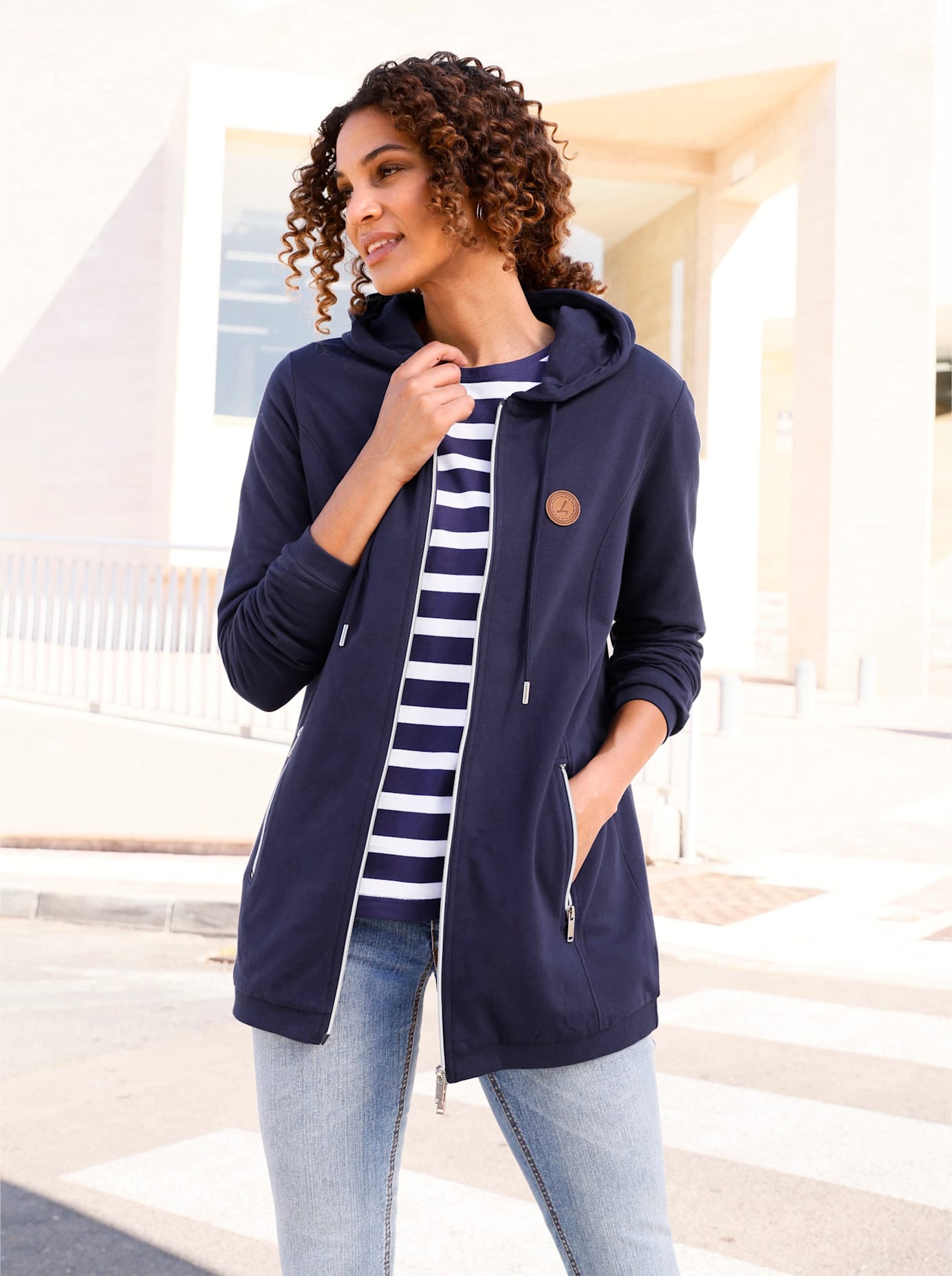 Casual Looks Shirtjacke "Sweatjacke" 1 Stk.