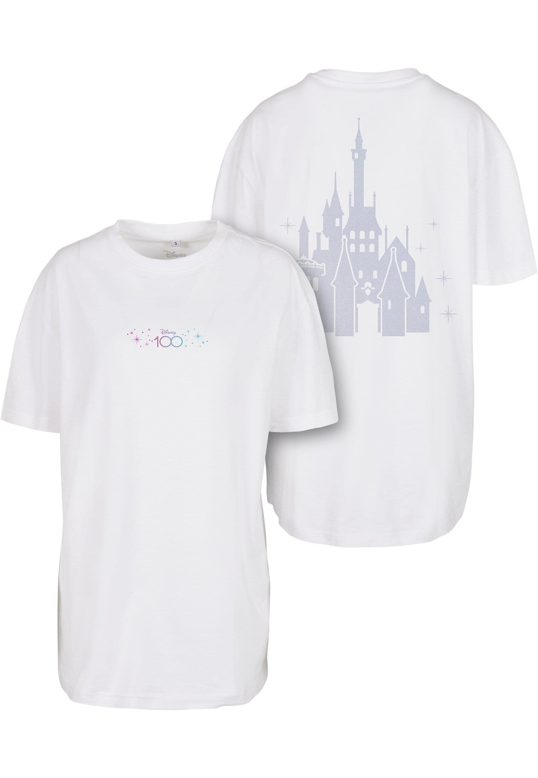 Merchcode T-Shirt "Merchcode Damen Ladies Disney 100 Castle Tee" 1 Stk. tlg günstig online kaufen