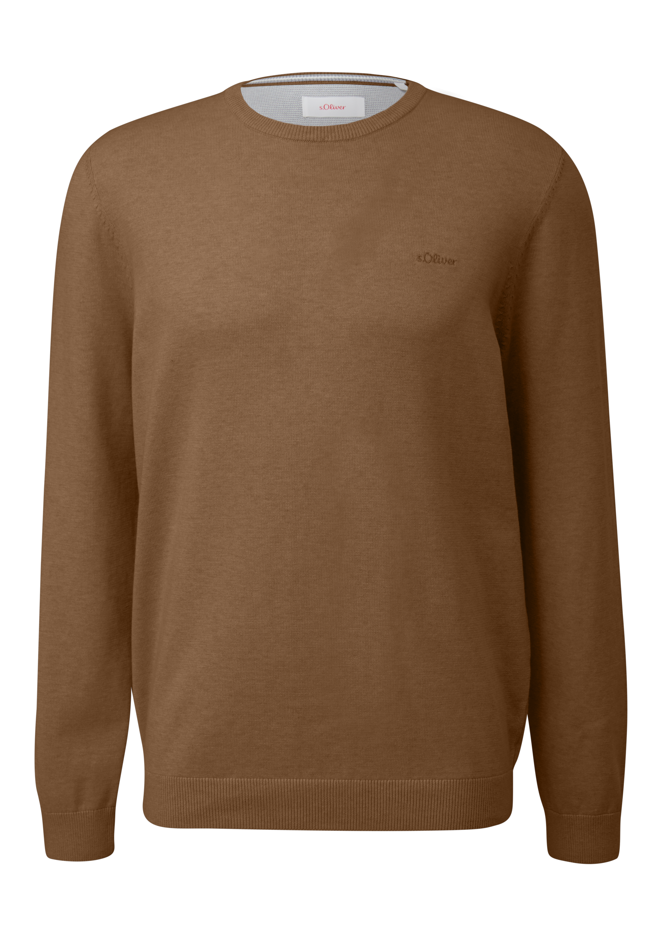 s.Oliver Strickpullover mit Logostickerei günstig online kaufen