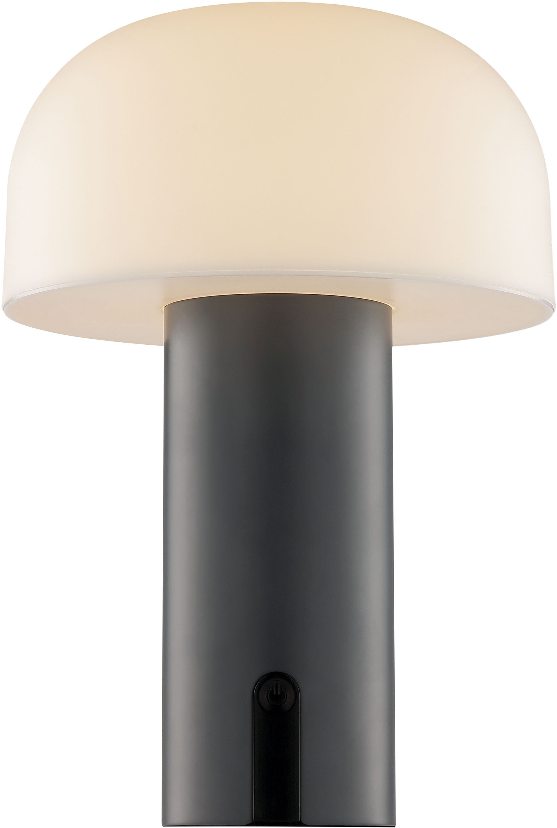 Brilliant LED Außen-Tischleuchte »Mattis« LED-Modul 1 Stk. Warmweiß mit Akku, 21 x 15 cm, 240 lm, 2700 K, dimmbar, IP44, grau/weiß