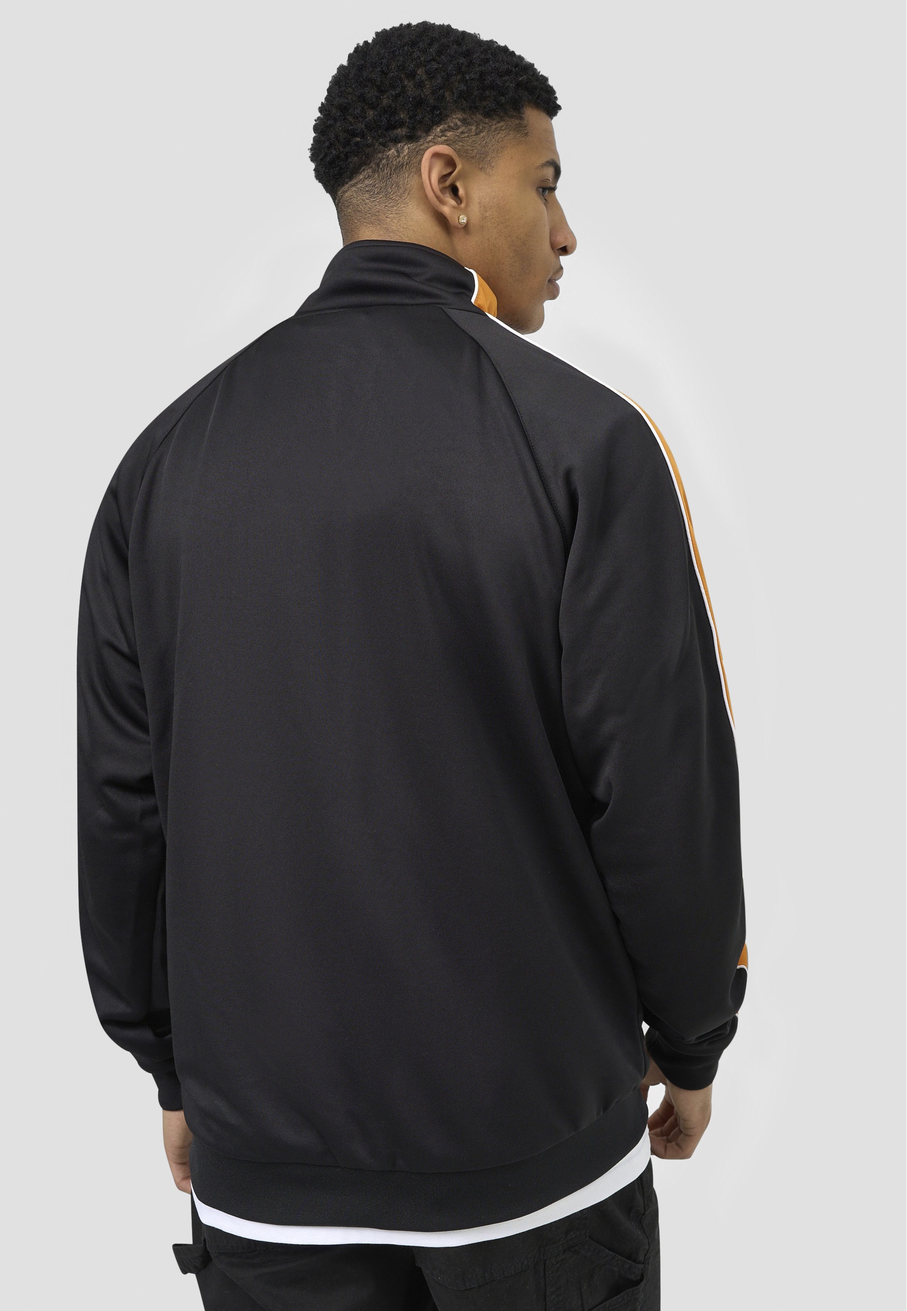 FUBU FM213-002-1 Varsity Track Jacket Black Size S 3