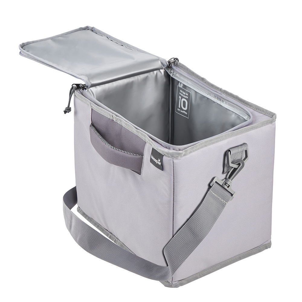 keeeper Klappbox »Profi-Klappbox ben 45l und faltbare Isoliertasche neo 19l« Soft-Touch-Griffe, zusammenklappbar, wasserabweisend