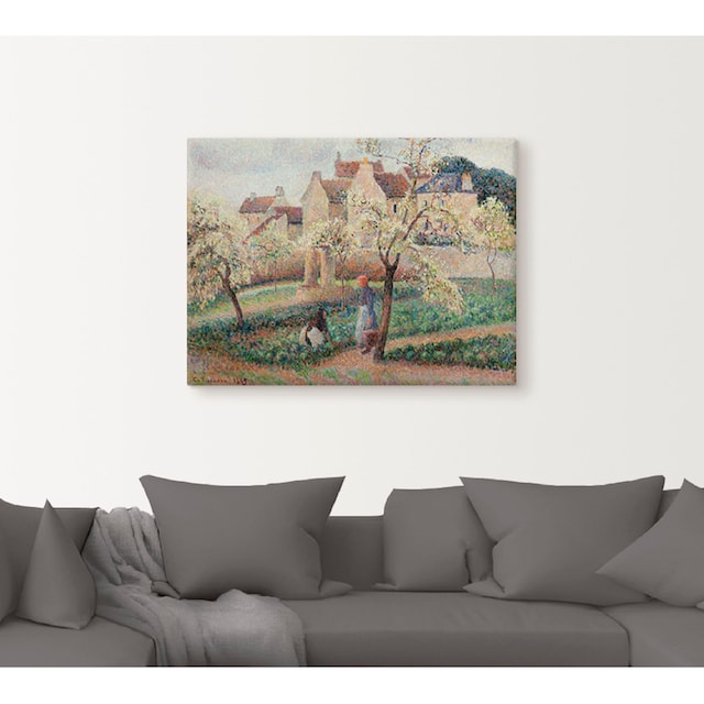 Artland Wandbild »Blühende Pflaumenbäume. 1889«, Wiesen & Bäume, (1 St.),  als Leinwandbild, Wandaufkleber oder Poster in versch. Größen bestellen |  BAUR