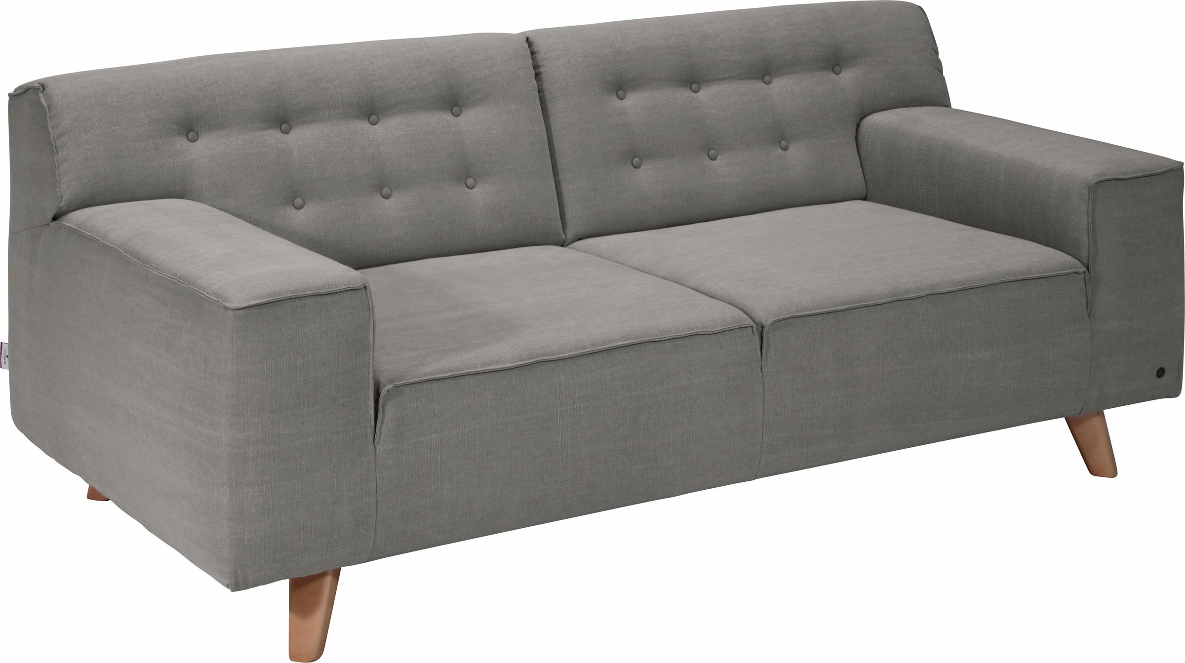 TOM TAILOR 2,5-Sitzer »NORDIC CHIC«, im Retrolook, Füße Buche natur kaufen