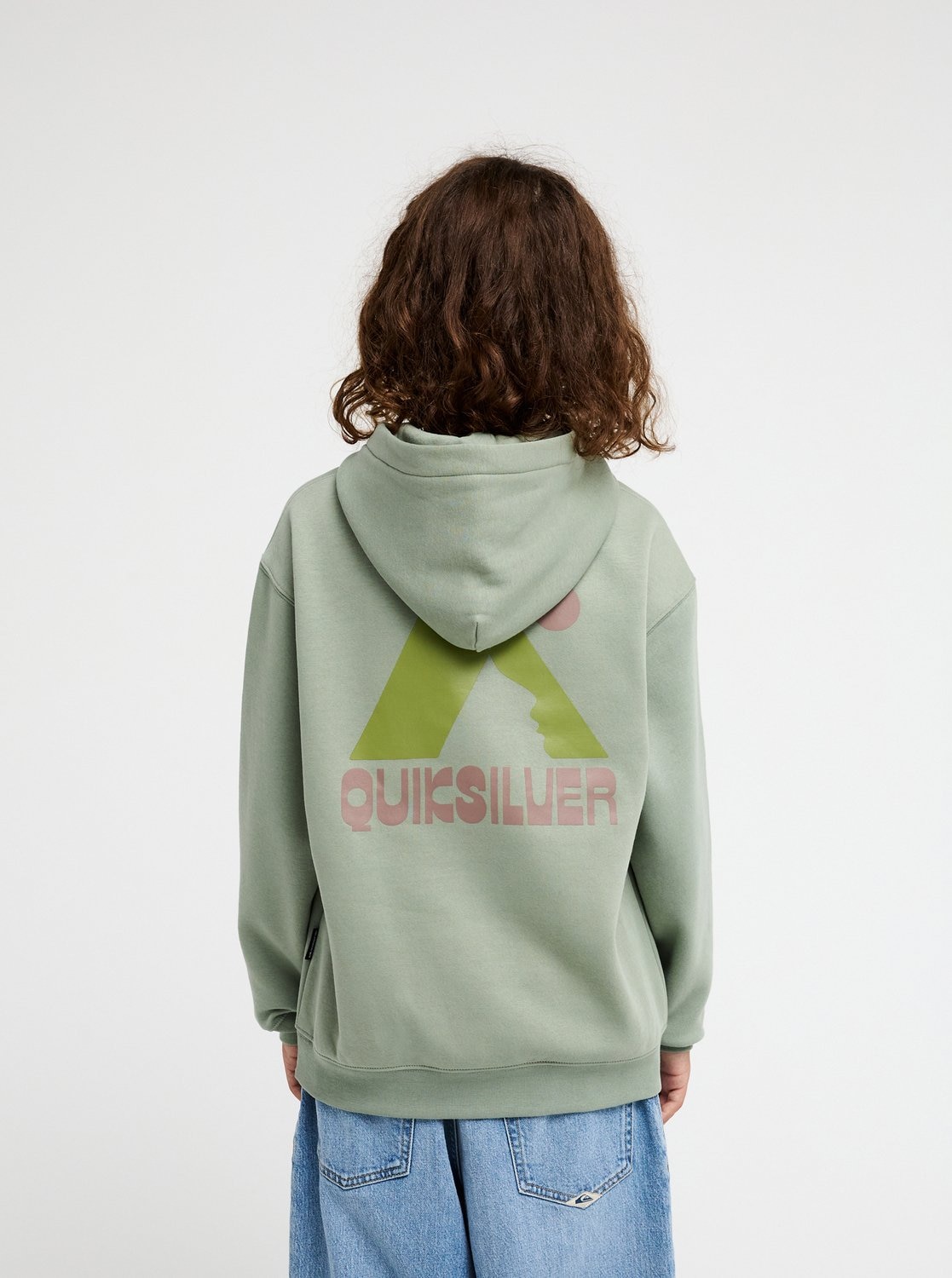 Quiksilver Kapuzensweatshirt »GRAPHIC HOODIE OVERSIZED YOUTH«, für Kinder, mit Kapuze, Oversized Schnitt, aus Baumwolle und Polyester
