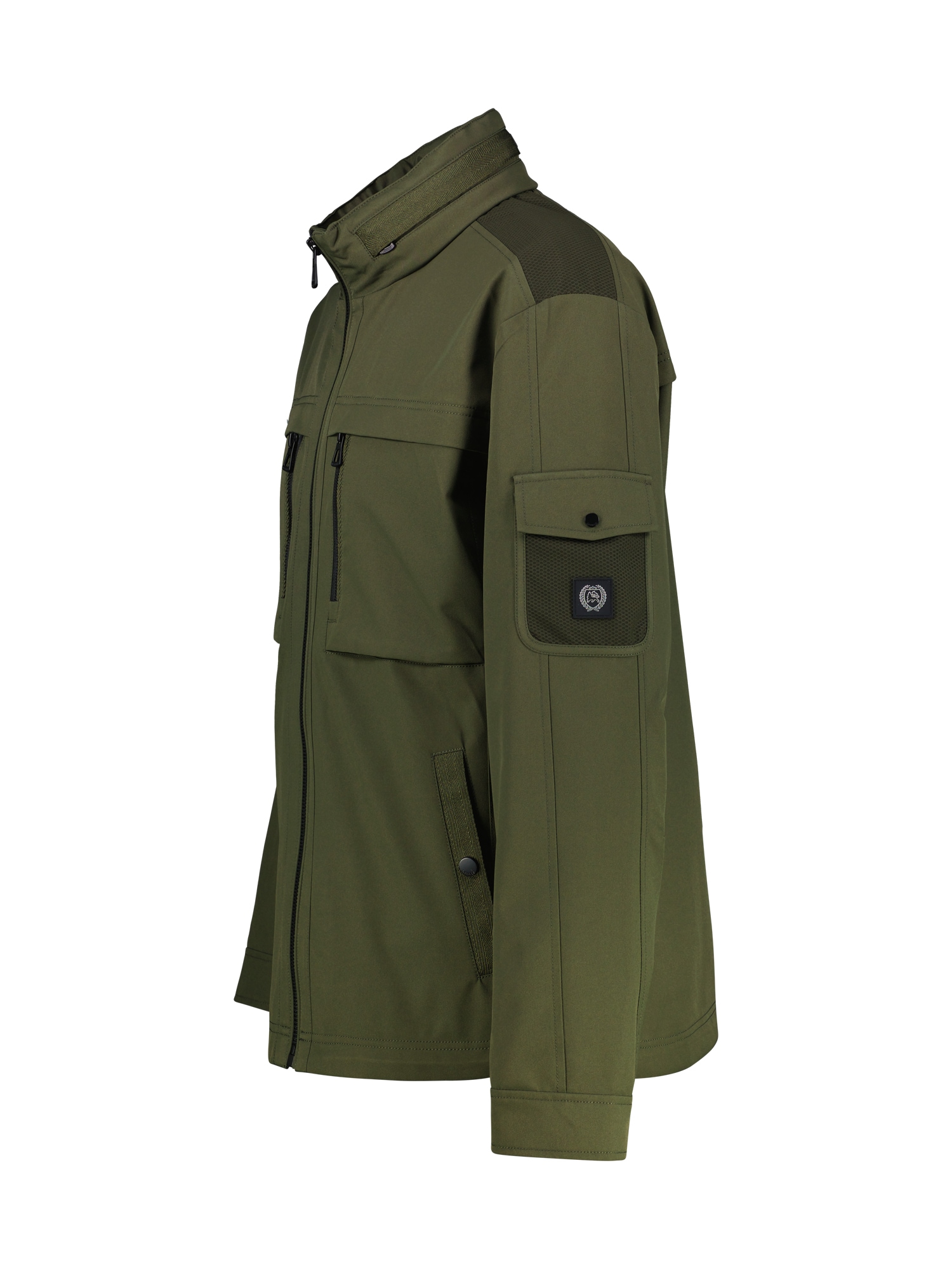 LERROS Outdoorjacke »LERROS Shell-Blouson mit Kapuze«, mit Kapuze, Wasser- und windabweisend, atmungsaktiv