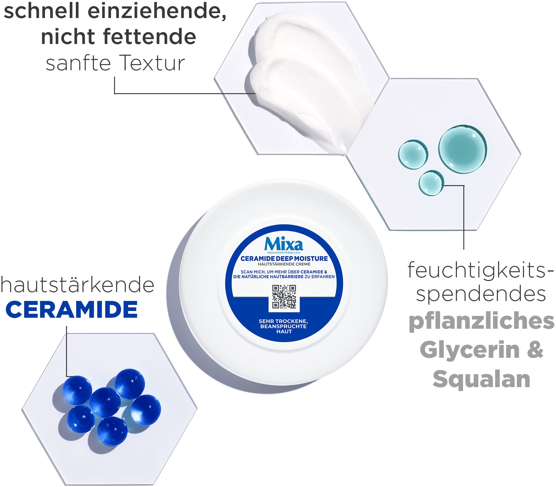 Mixa Körpercreme »Mixa Ceramide Protect Creme«, mit Ceramiden