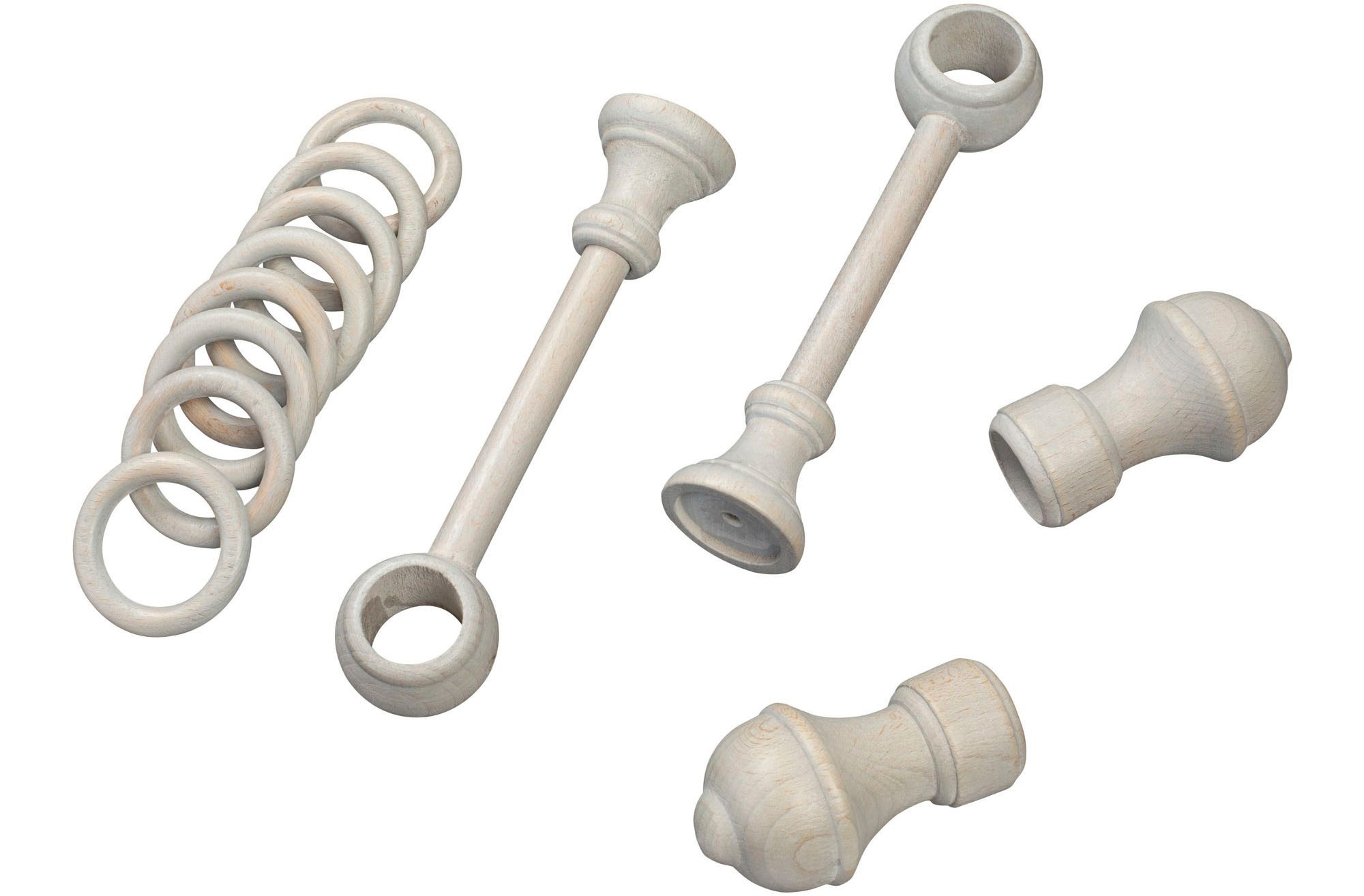 SN DECO GROUP Gardinenstange »Ares«, 1 läufig-läufig, Fixmaß