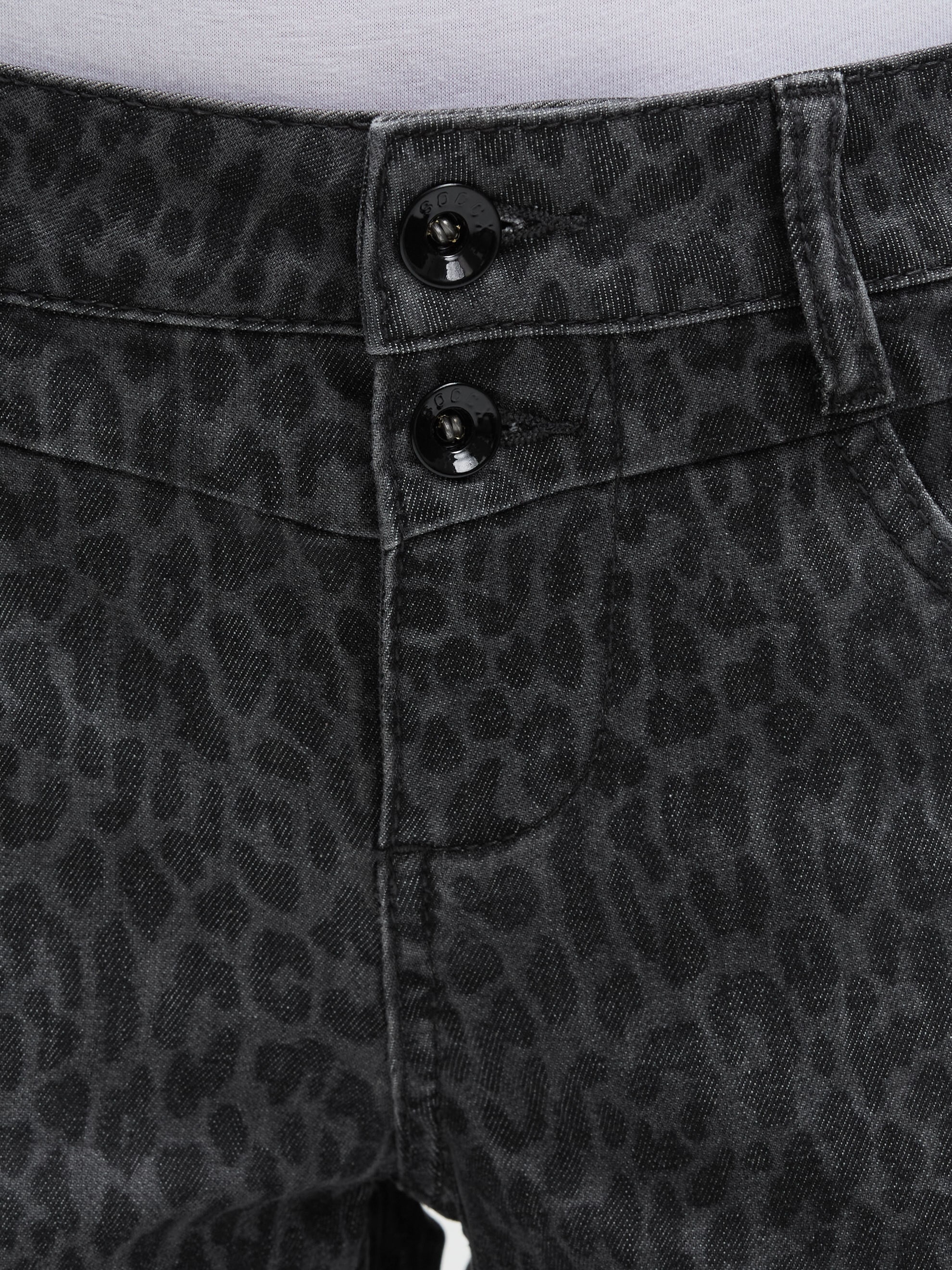 SOCCX Slim-fit-Jeans mit verkürztem Bein