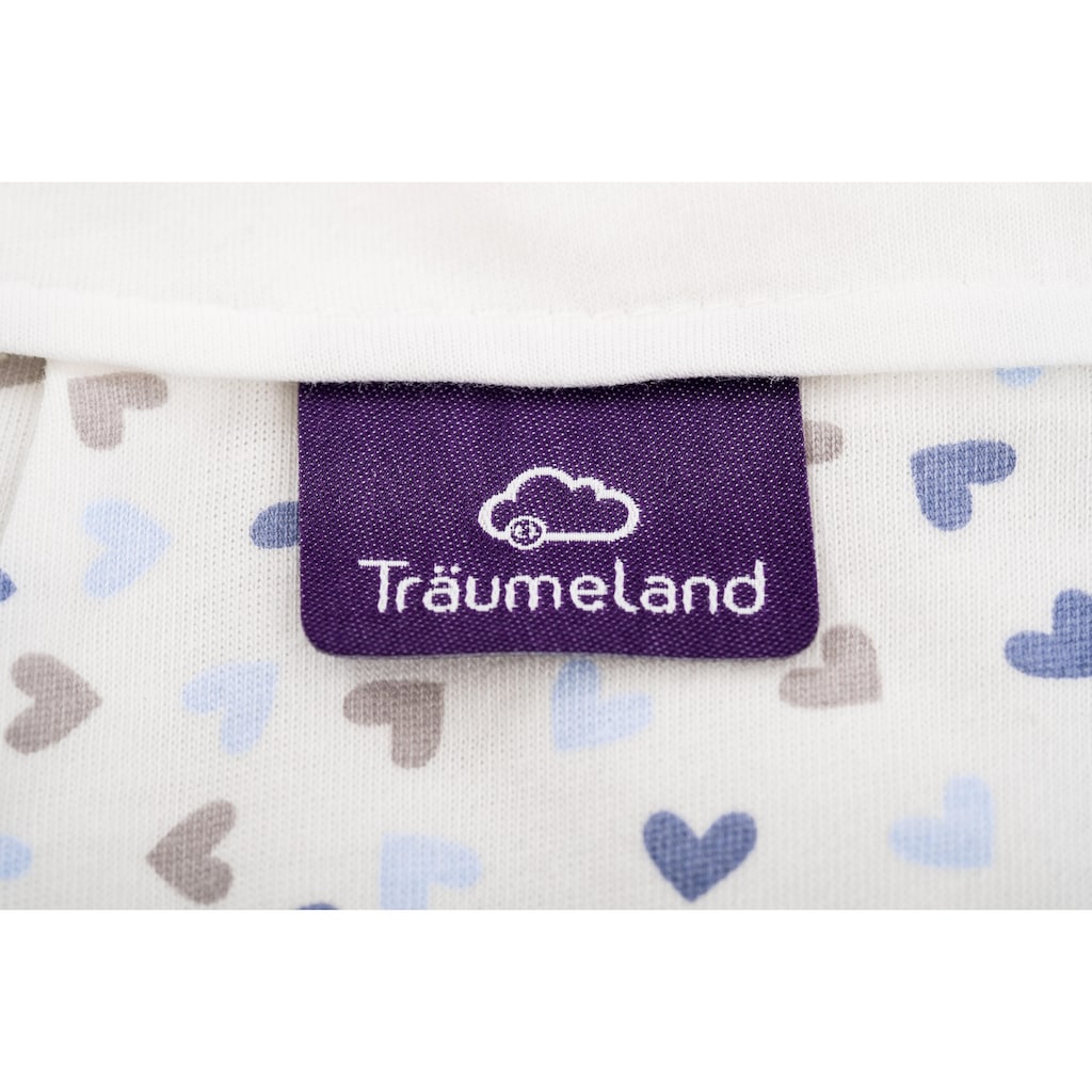 Träumeland Babyschlafsack »Außenschlafsack Herz blau«, (1 tlg.)