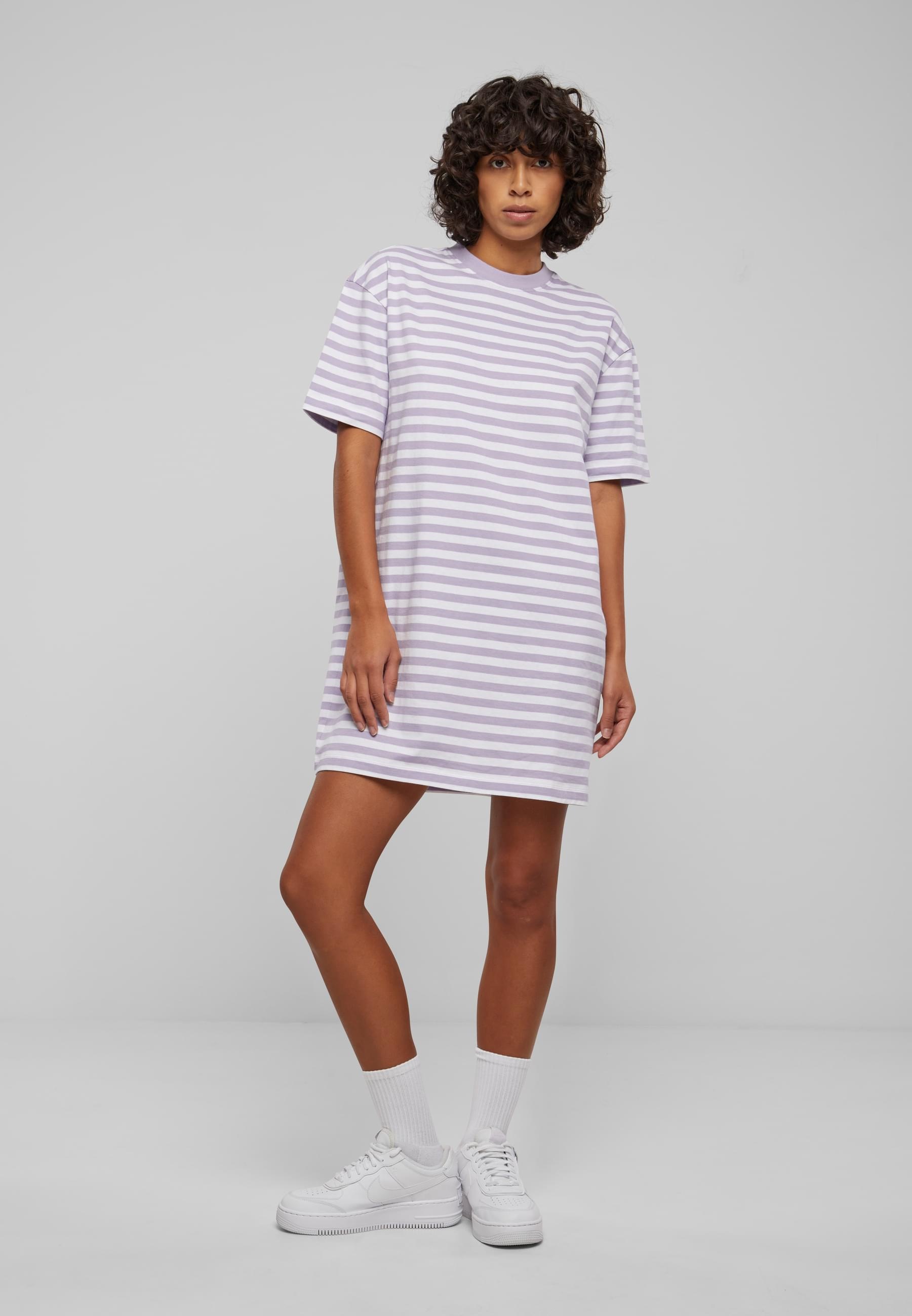 URBAN CLASSICS Shirtkleid »Urban Classics Damen Ladies Oversized Striped Tee Dress«, (1 tlg.)