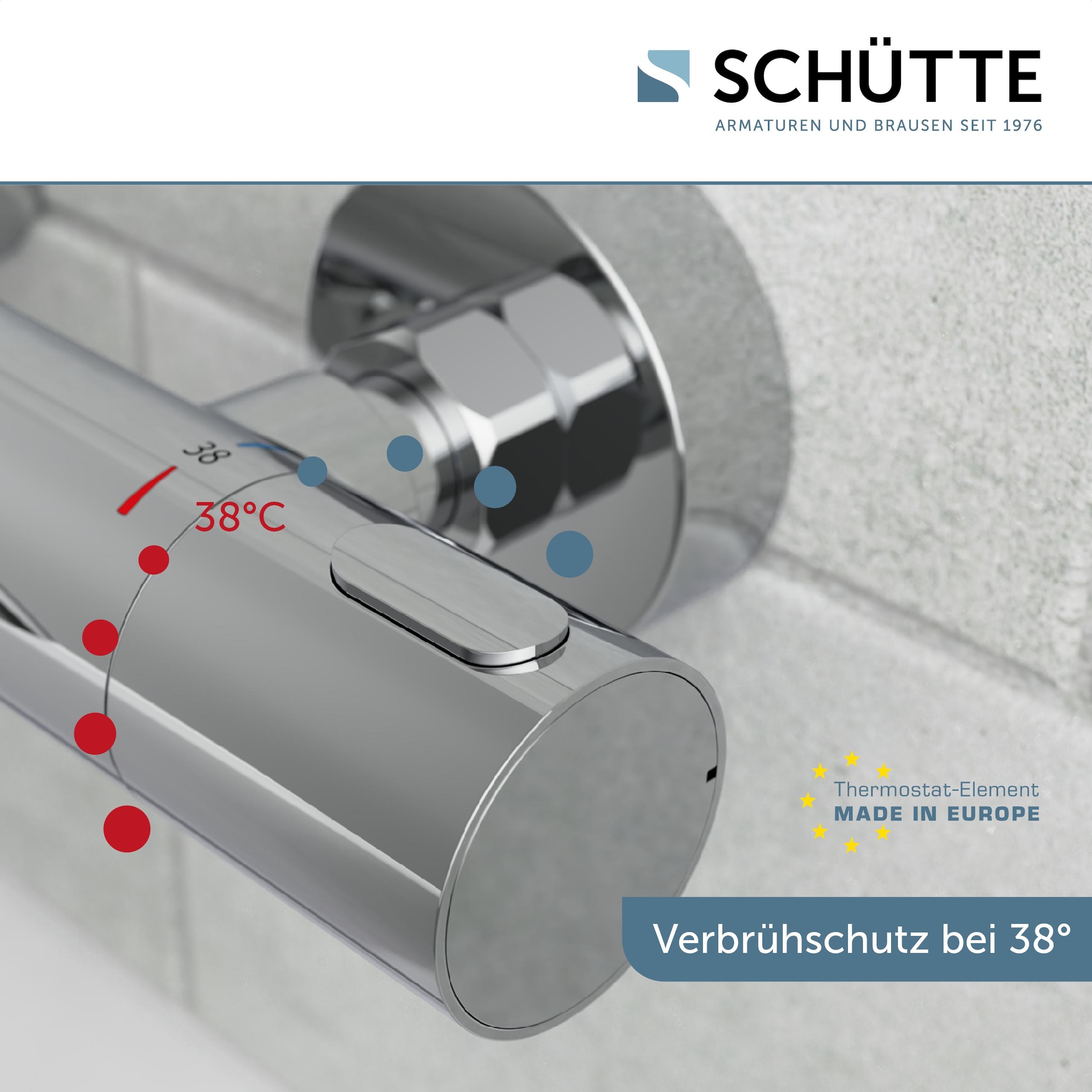 Schütte Wannenarmatur »»LOS ANGELES« Thermostat Wannenfüllarmatur«, (1 St.), Thermostat-Element „Made in Europe“