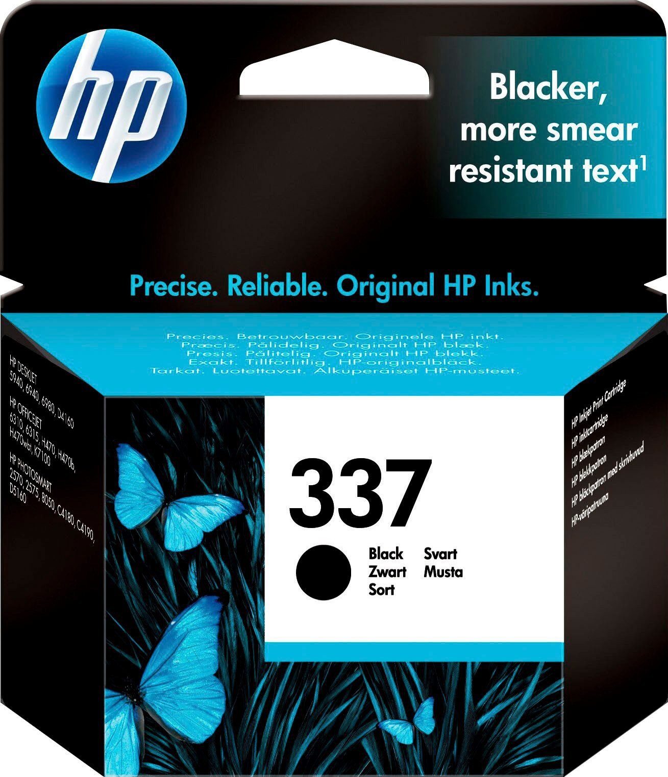 HP Tintenpatrone »337«, (1 St.), original Druckerpatrone schwarz