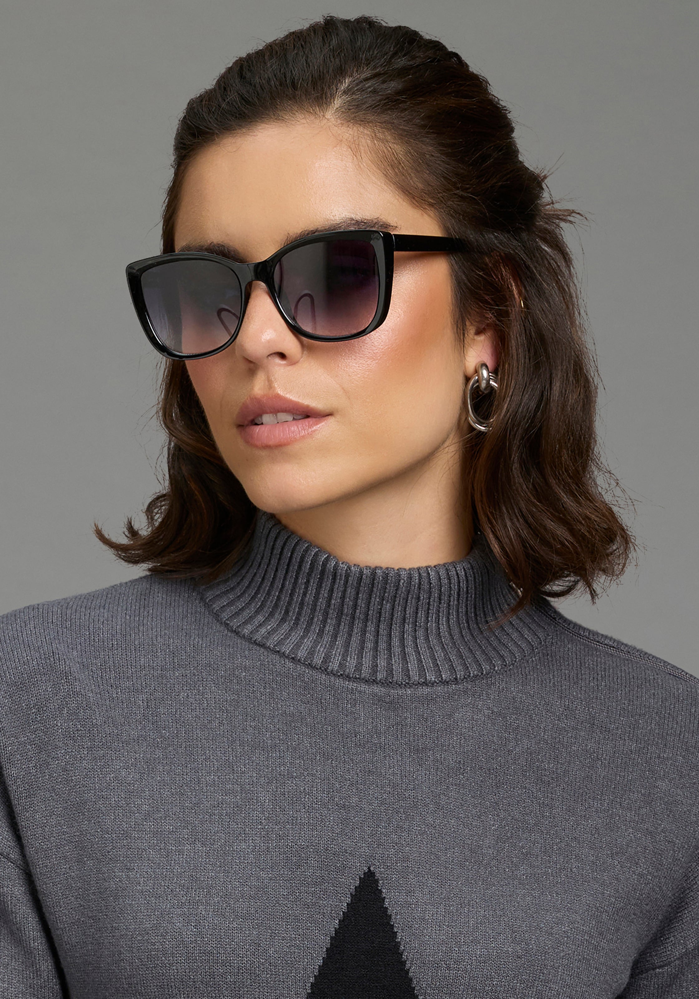 Laura Scott Sonnenbrille für Damen mit grauen Verlaufsgläsern