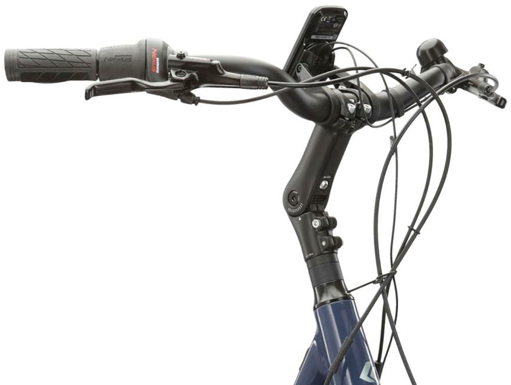 Kross E-Bike »E-Citybike Sentio Hybrid 4.0 28 Zoll blau«, 7 Gang, Shimano, NEXUS, Mittelmotor 250 W