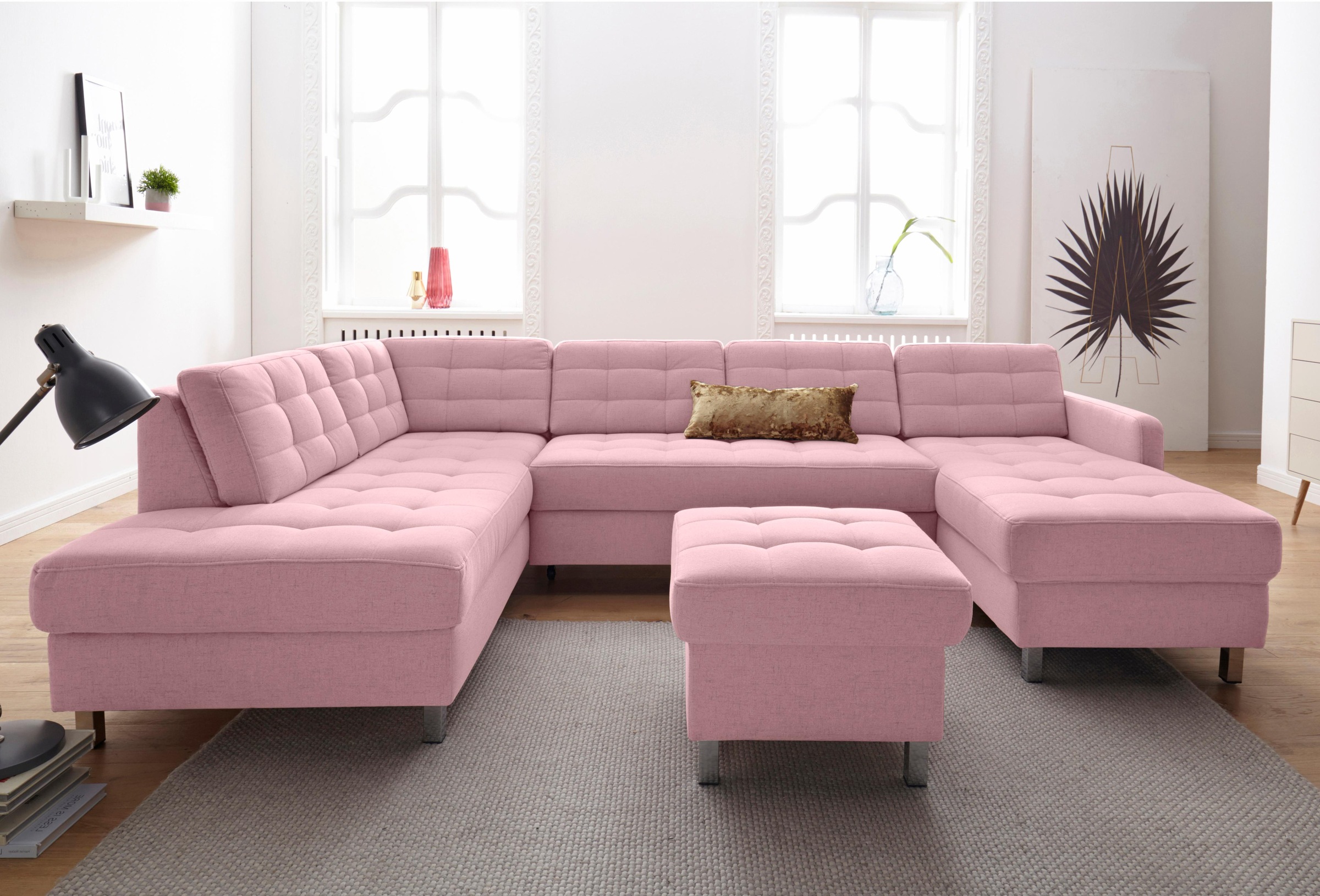 sit&more Wohnlandschaft »Picasso U-Form«, wahlweise mit Bettfunktion und Bettkasten