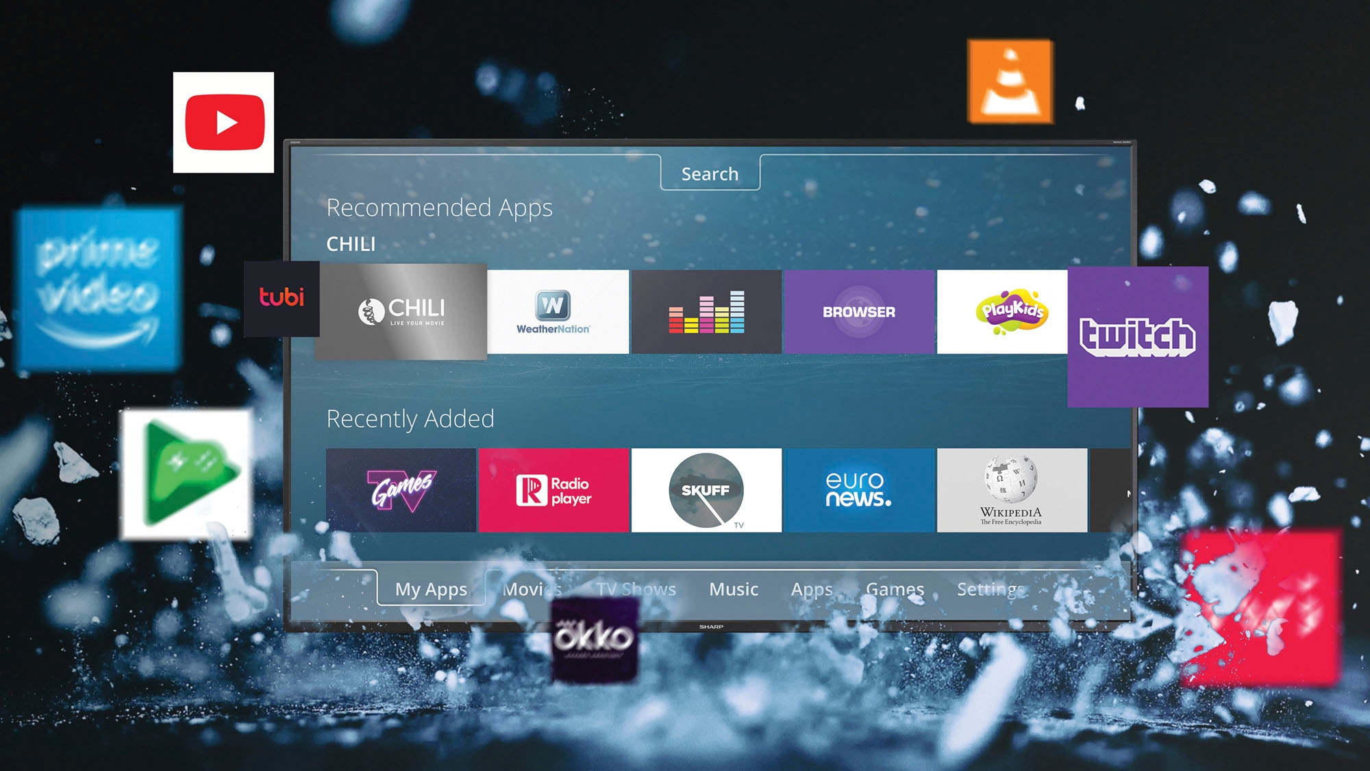 Sharp LED-Fernseher »1T-C32FEx«, HD ready, Smart-TV