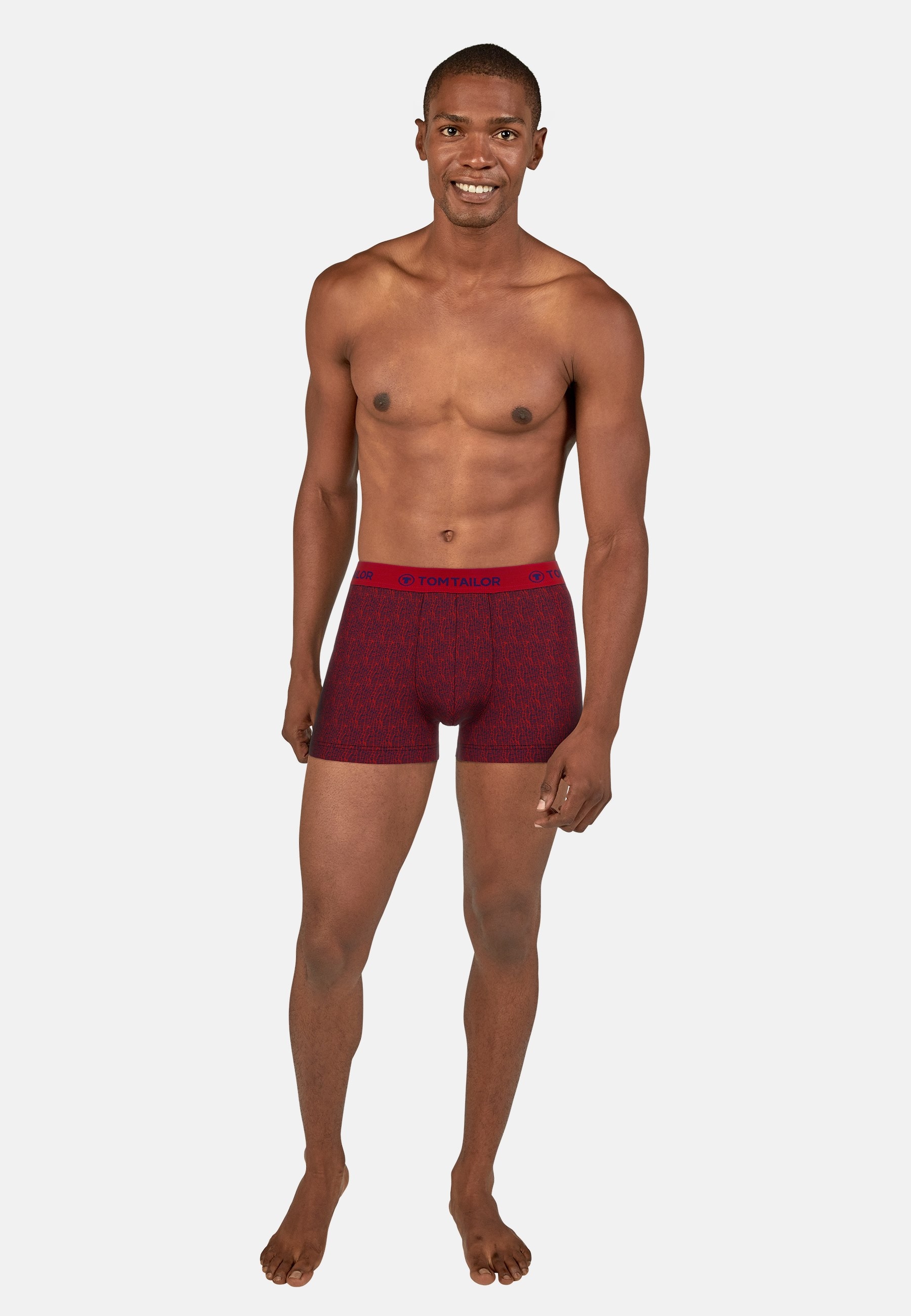 TOM TAILOR Boxershorts, (3er Pack), mit Logobund