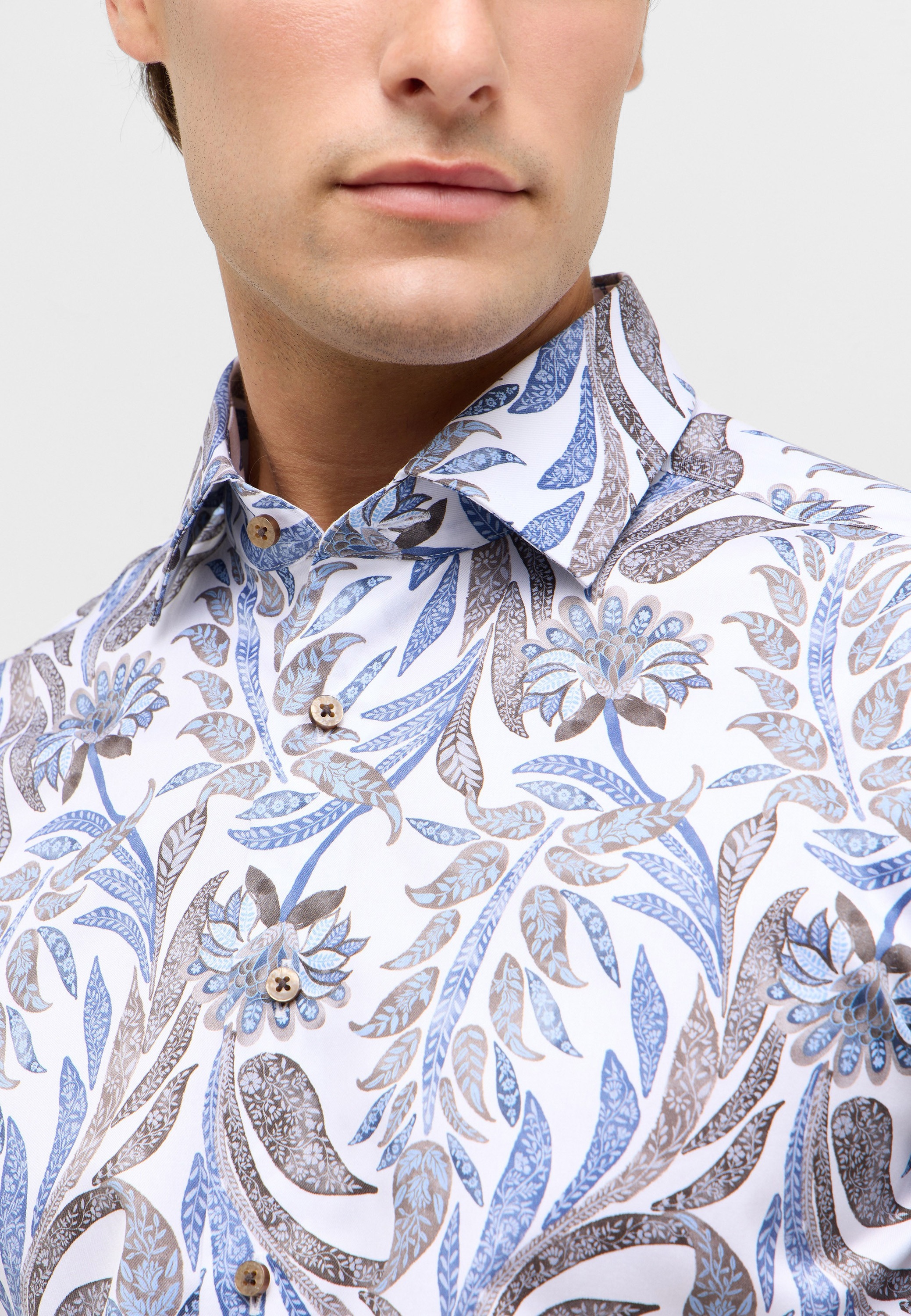 Thumbnail - Eterna Langarmhemd "SLIM FIT", NON IRON (bügelfrei)