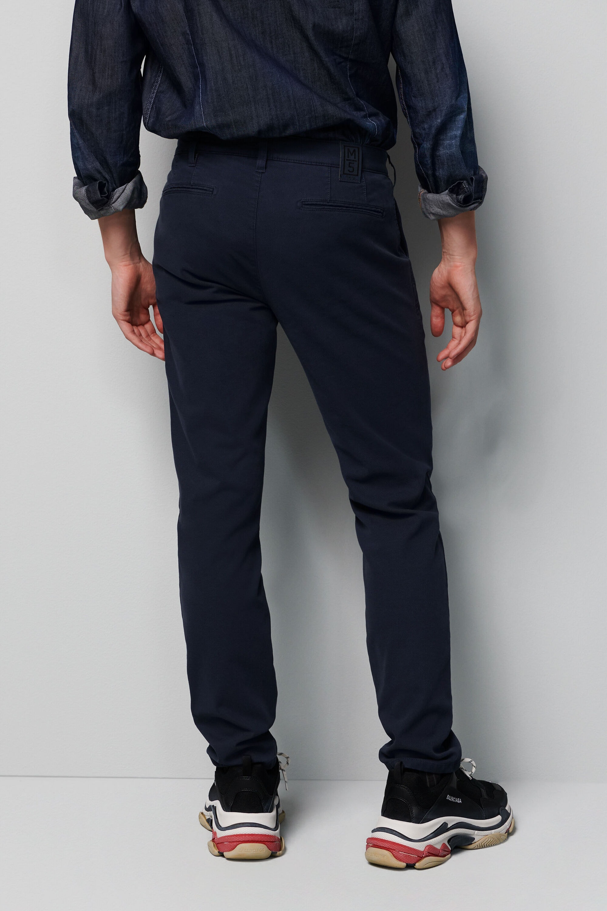 MEYER Chinos »M5 Chino«, im unifarbenem Design
