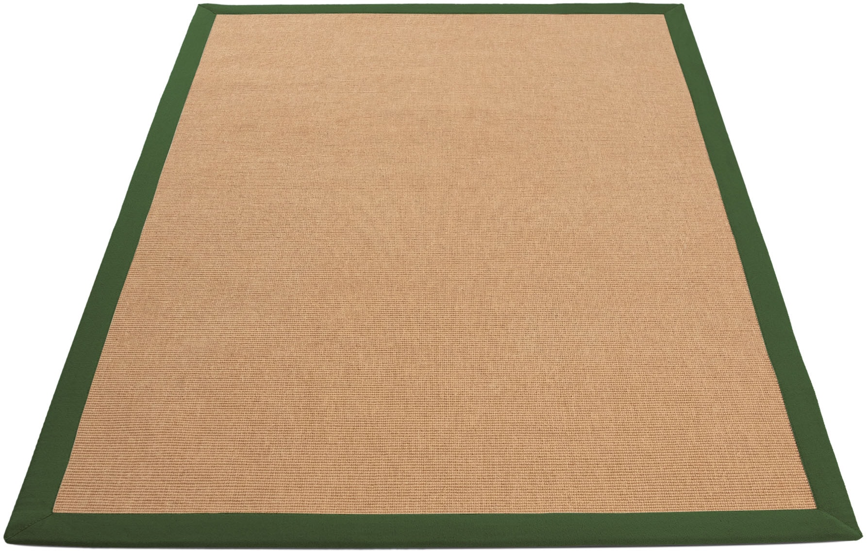 carpetfine Sisalteppich »Sisal«, rechteckig, 5 mm Höhe, mit farbiger Bordüre, Anti Rutsch Rückseite
