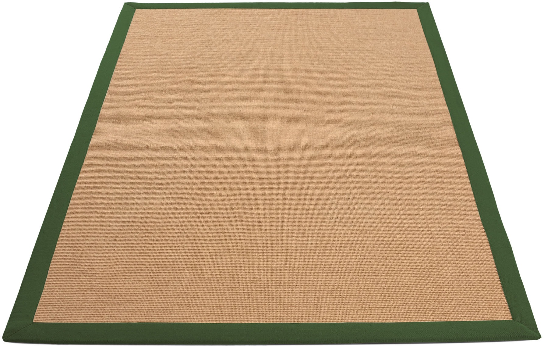 Thumbnail - carpetfine Sisalteppich "Sisal, auch als Läufer erhältlich", rechteckig, 5 mm Höhe, mit farbiger Bordüre, Anti Rutsch Rü...