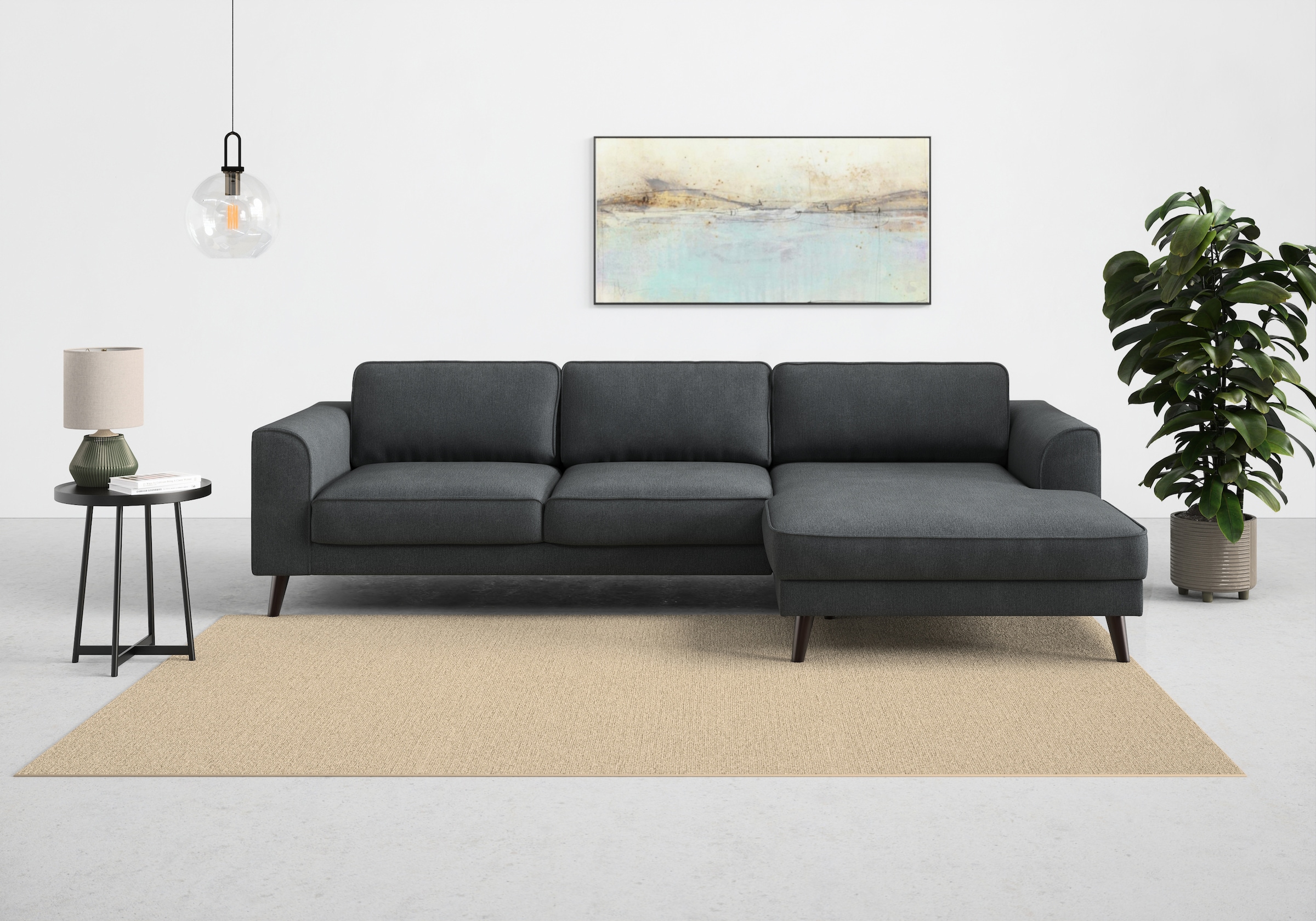 TRENDMANUFAKTUR Ecksofa "Lumber Jack, elegantes Designsofa, zeitlos modern, günstig online kaufen