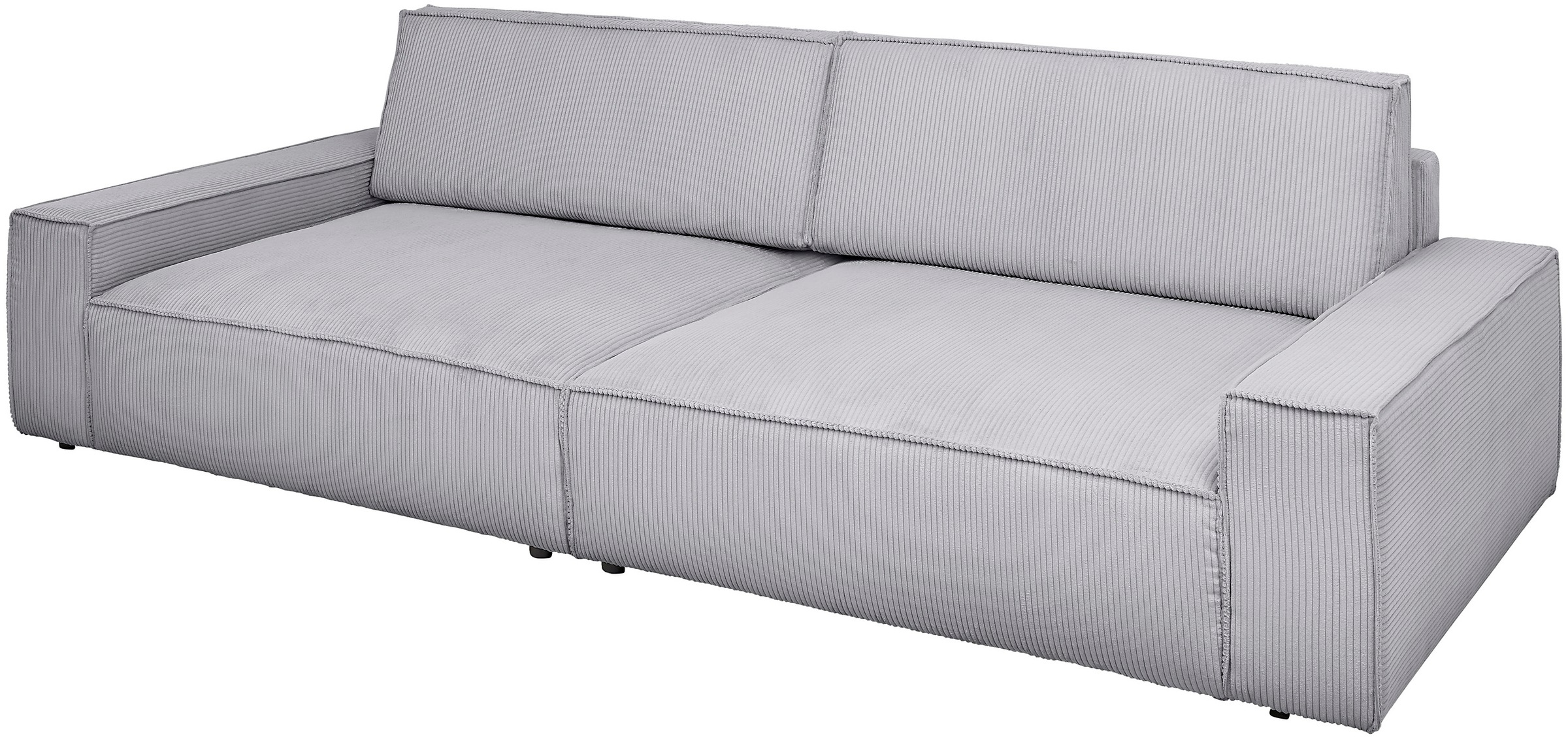 Home affaire Big-Sofa »NEU: SHERWOOD XXL, Big-Sofa (316cm), extra tiefe Sitzfläche 95 cm«, bequemer Sitzkomfort, Cord u. Leinenoptik, Kedernaht
