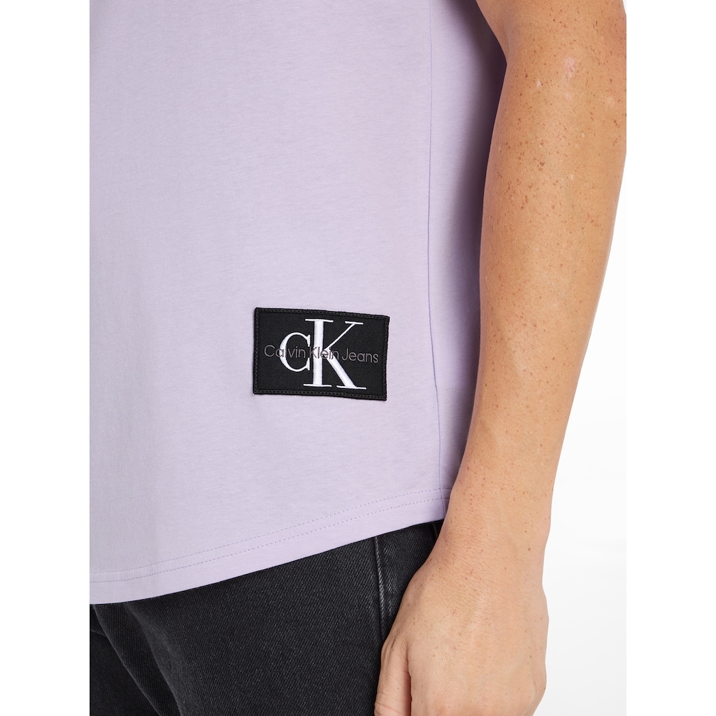 Calvin Klein Jeans T-Shirt »BADGE TURN UP SLEEVE«, mit Logopatch