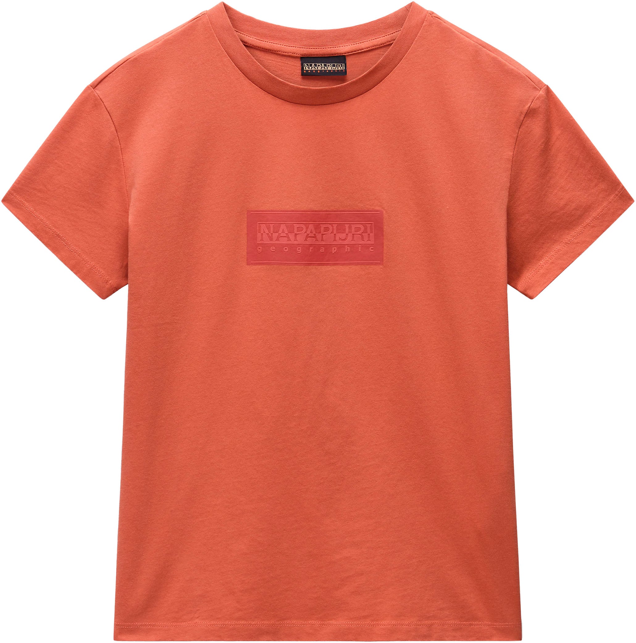 Napapijri Kurzarmshirt "S-BOX LOGO SS W 1 A69 LANGOUSTINO A69", Mit Rundhal günstig online kaufen