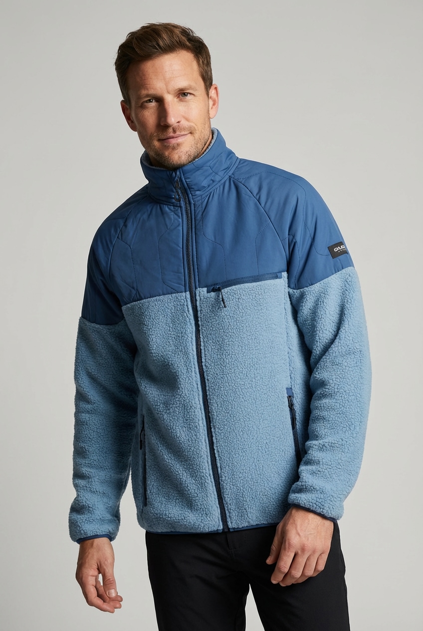 Icepeak Fleecejacke "MANTON" für Erwachsene, sportlicher Stil, lässige Passform, aus Polyester