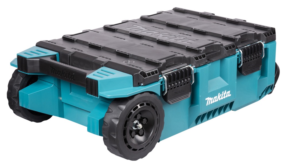 Makita Werkzeugtrolley »MAKTRAK  L »P-91001« max. 113 kg, 81,9 L, 23 cm Ø Räder, Gecko-Grip« Effizientes Be- und Entladen mit dem MAKTRAK Koffer Sortiment