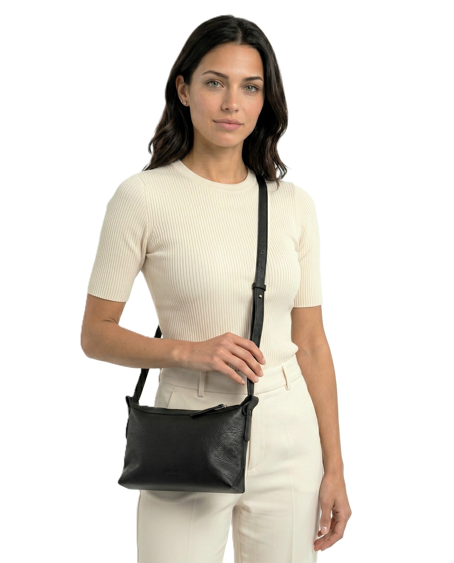 Cluty Umhängetasche »CLUTY Damen echt Leder, Made in Italy« echt Leder, Made in Italy