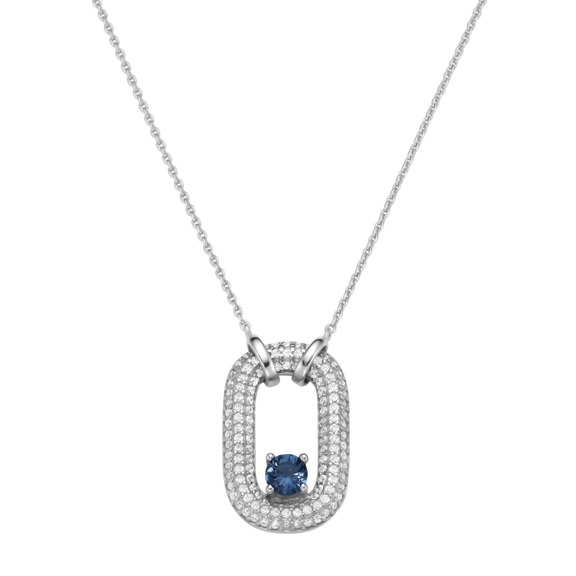 GIORGIO MARTELLO MILANO Collier »mit Zirkonia und Kristallstein, Silber 925«