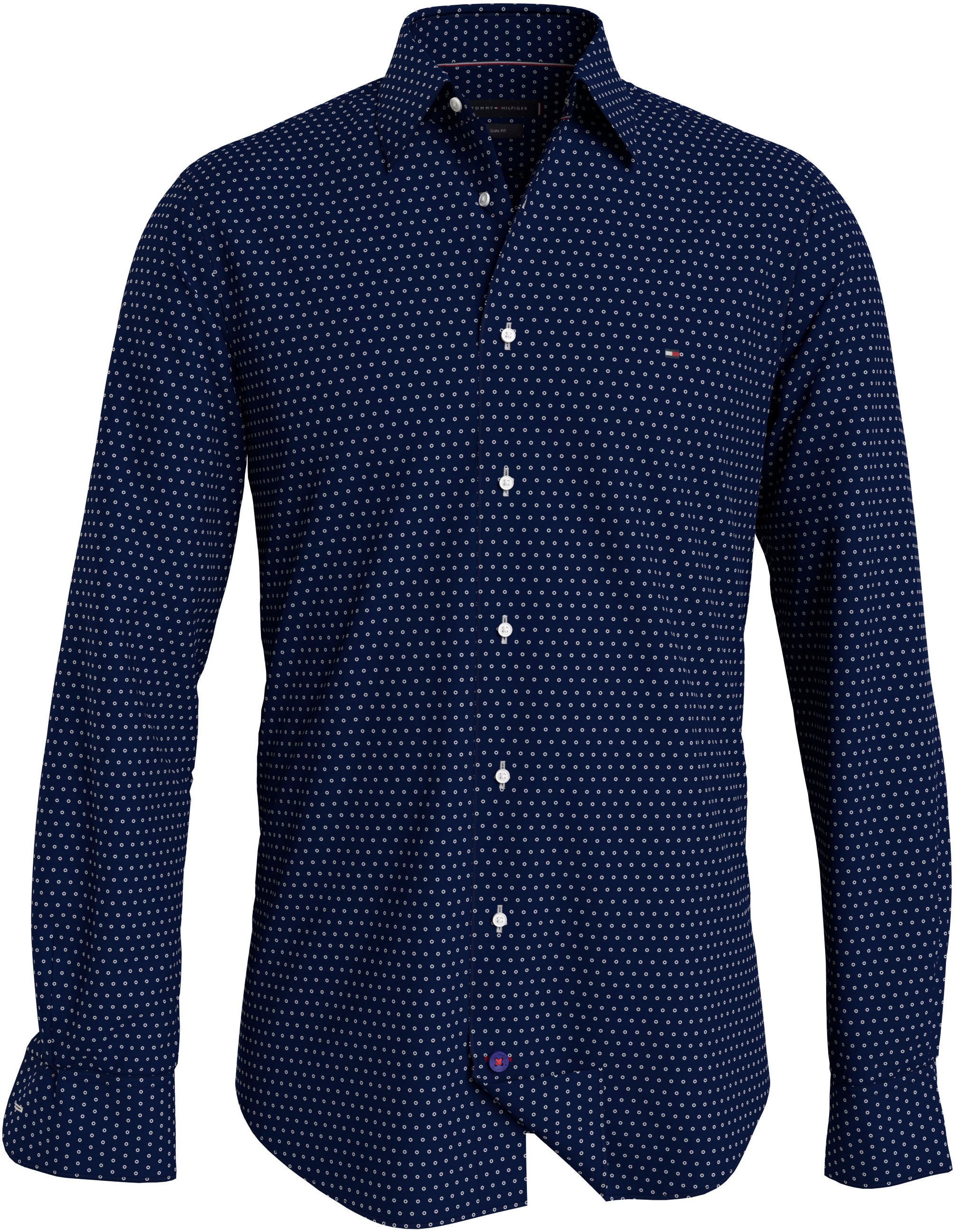 Tommy Hilfiger Businesshemd »CL-W OXF CIRCLE PRINT SHIRT SF«