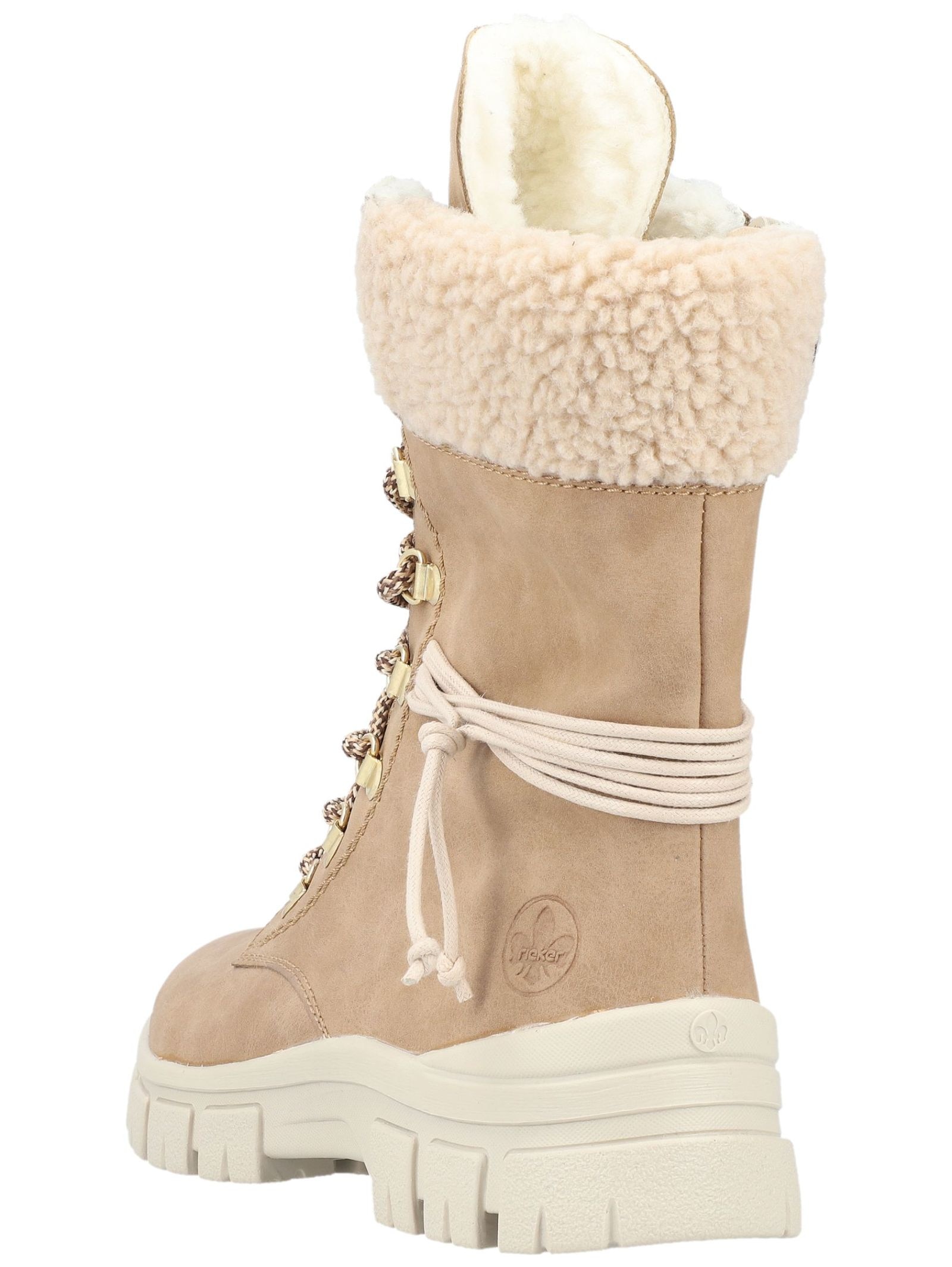 Rieker Schnürstiefelette »Rieker Stiefelette Lederimitat/Textil«