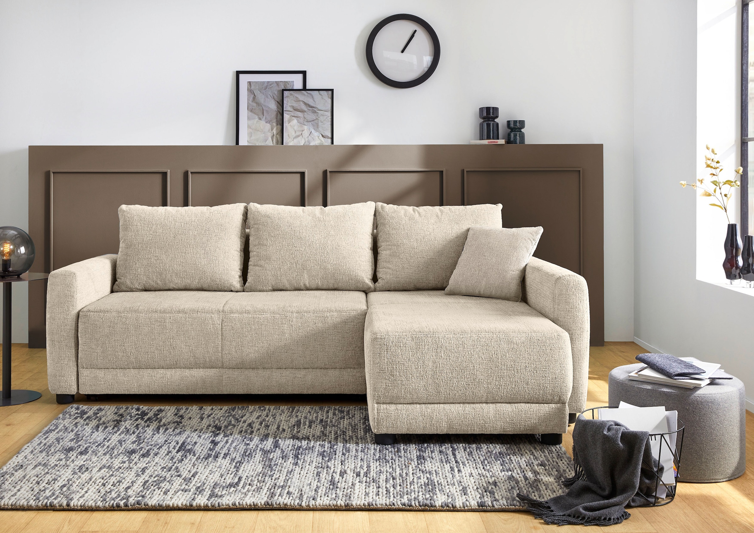 Jockenhöfer Gruppe Ecksofa "Venezia, inklusive Bettfunktion und Bettkasten" günstig online kaufen