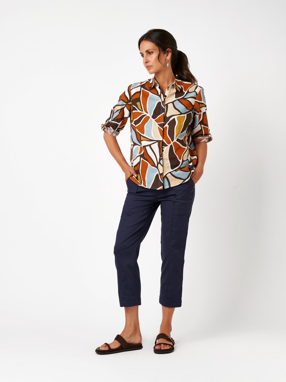 TONI 3/4-Hose mit Stretch