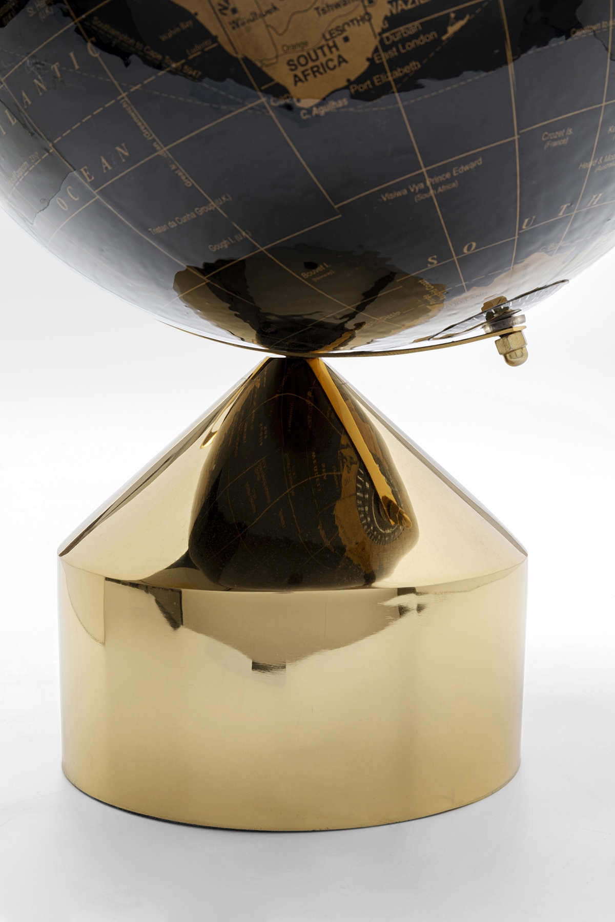 Kare Design Dekoobjekt »Deko Objekt Globe Top Gold 47cm«