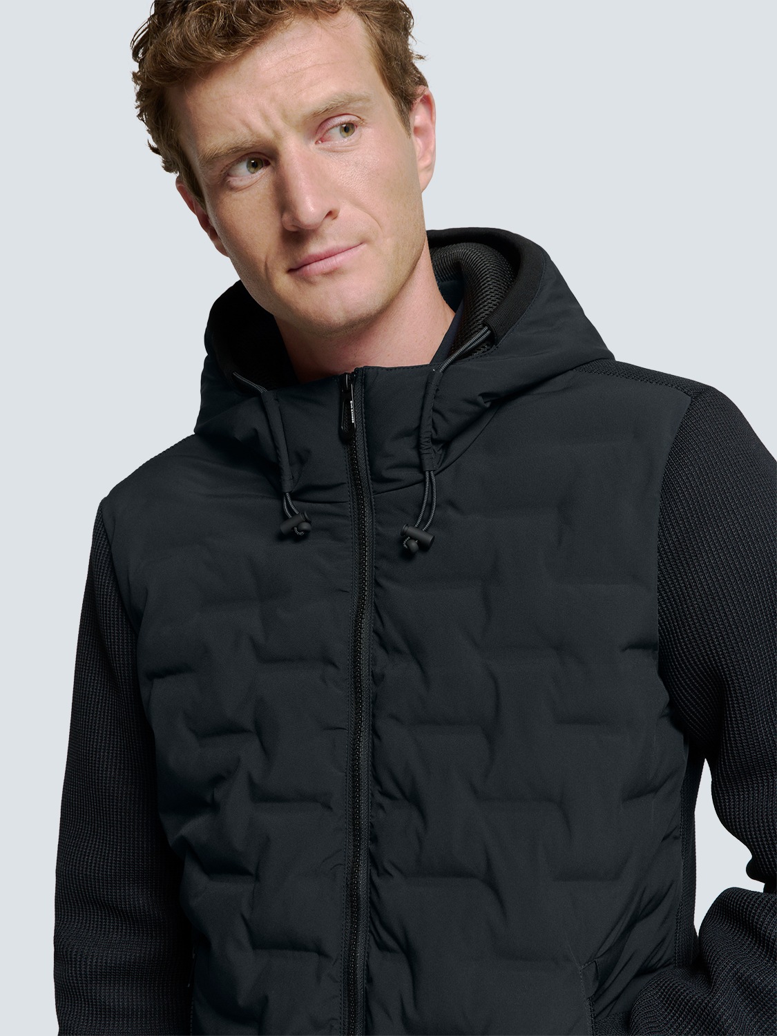 NO EXCESS Softshelljacke »No Excess Versiegelte Jacke mit Kapuze«