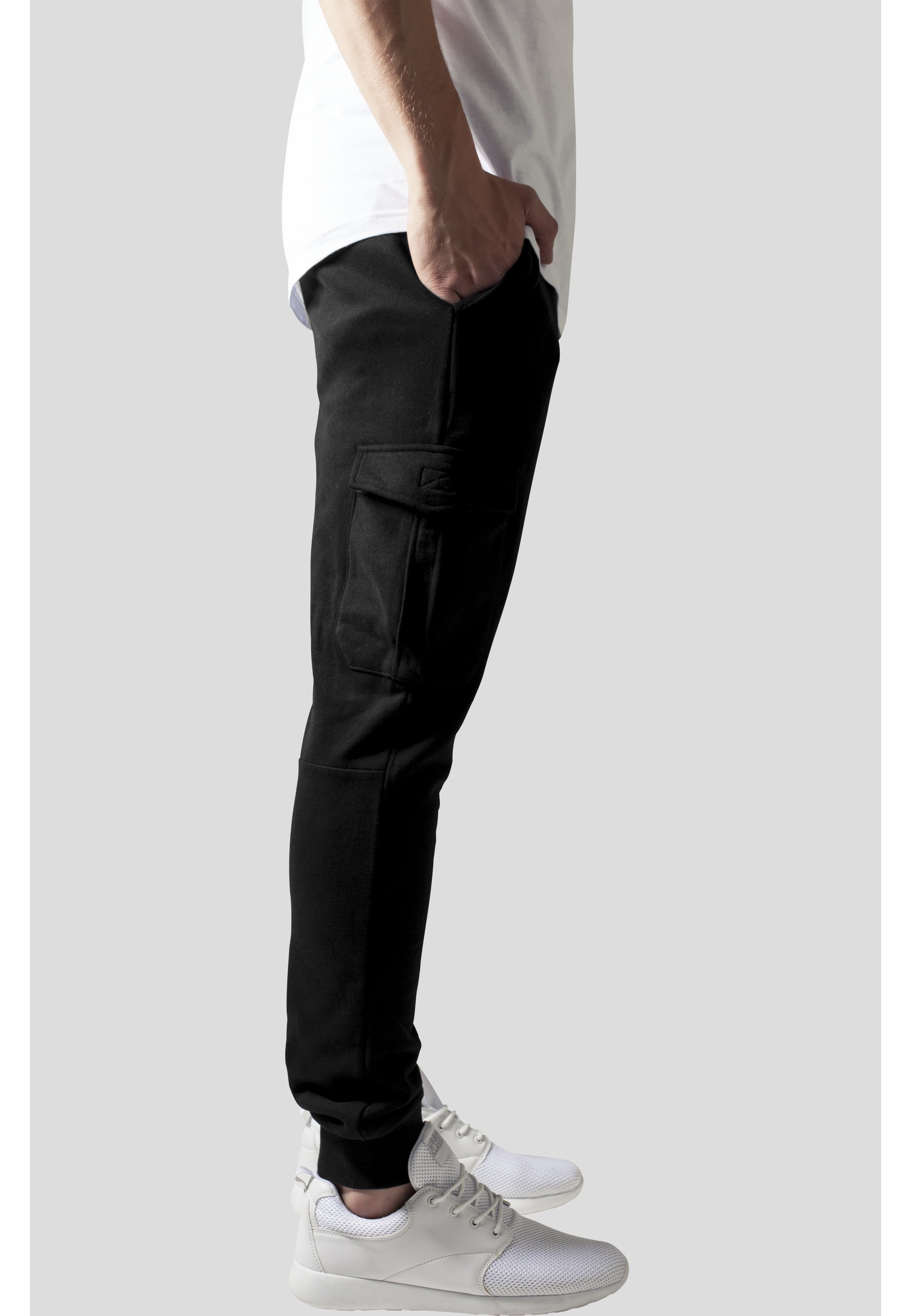 URBAN CLASSICS Cargohose »Urban Classics Herren Fitted Cargo Sweatpants«