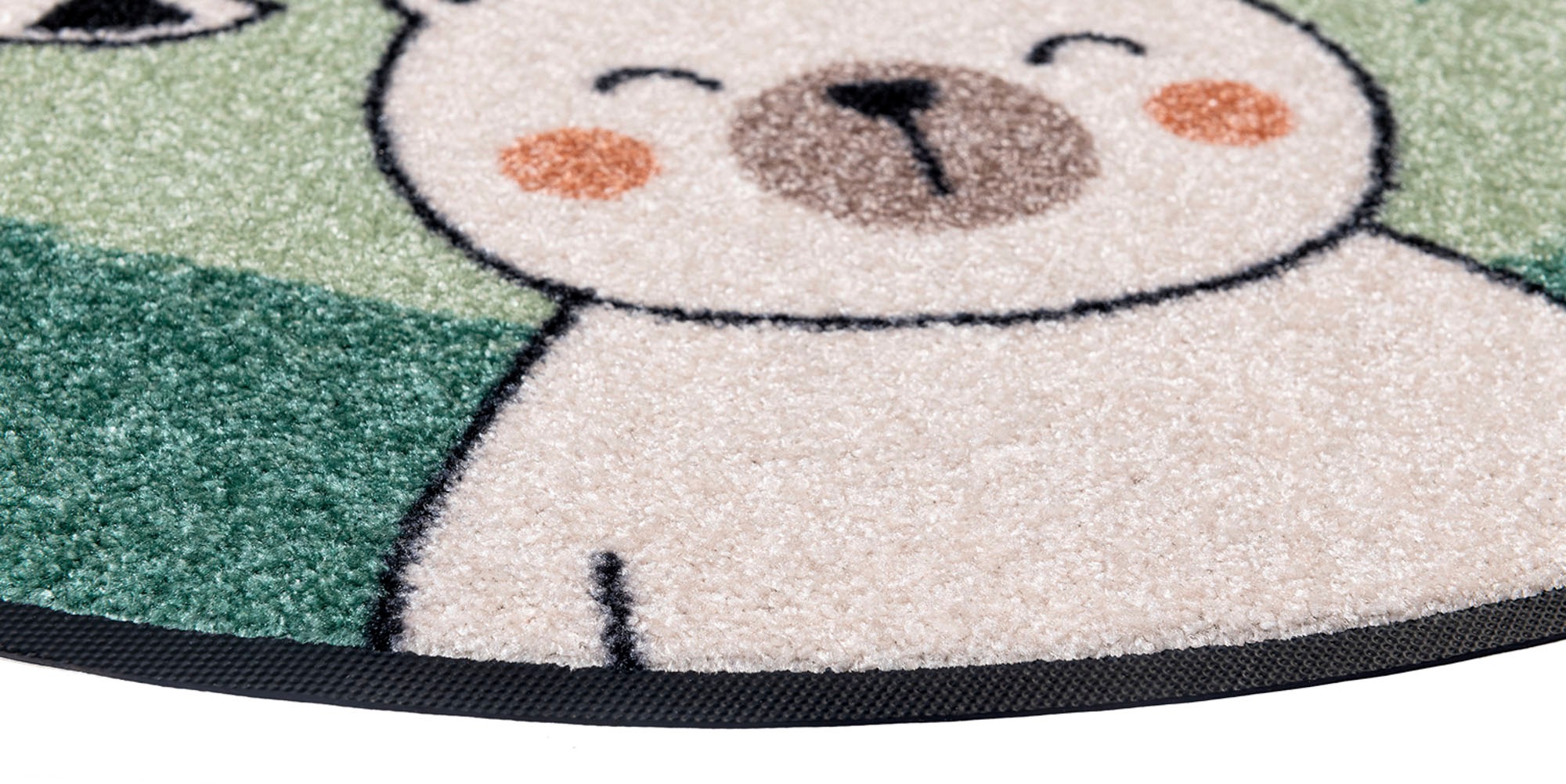 wash+dry by Kleen-Tex Teppich »Animal Friends«, rund, 7 mm Höhe