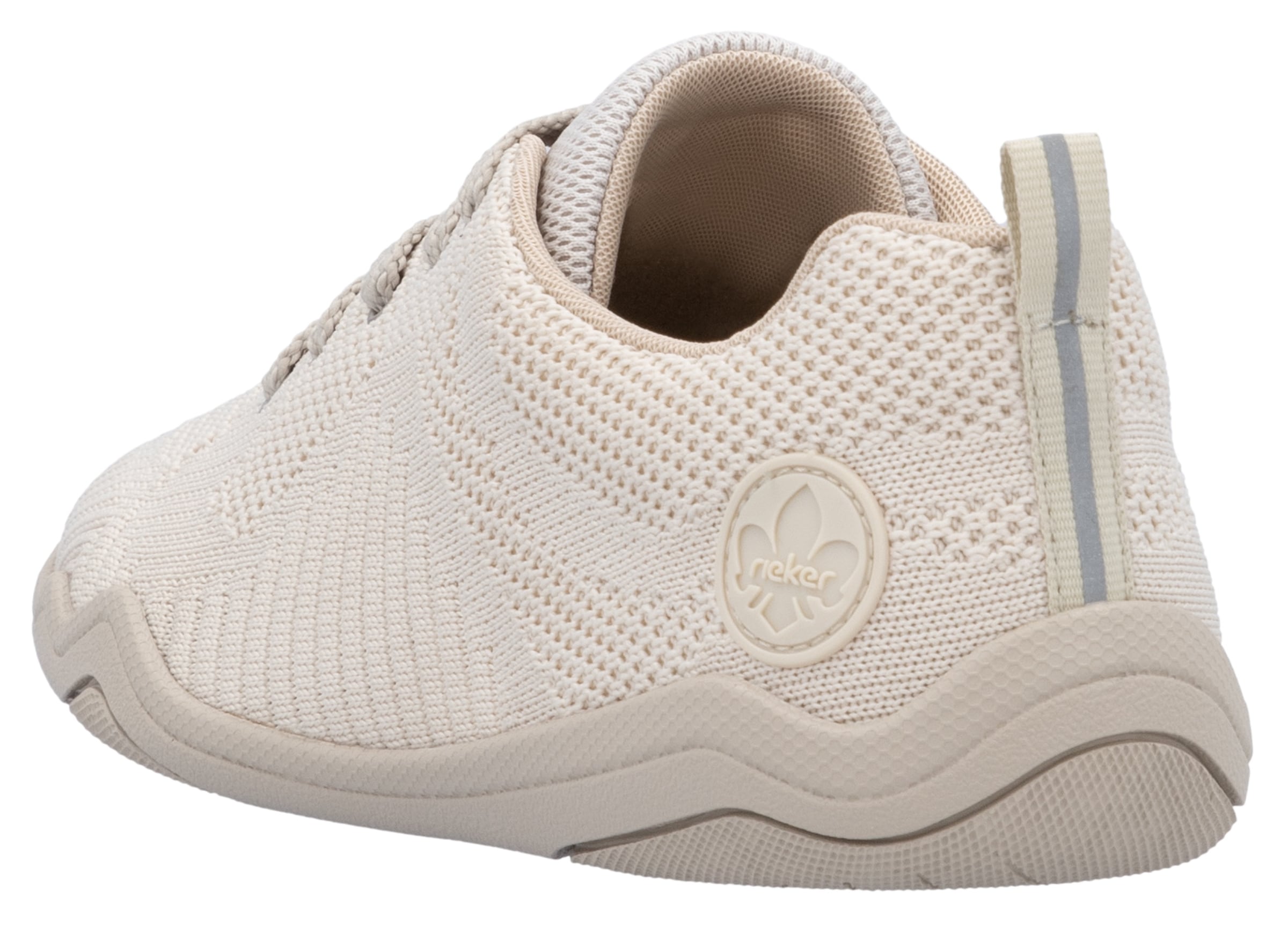 Rieker Sneaker, Barfußschuh, Schnürschuh, Halbschuh mit Schaftrandpolsterung