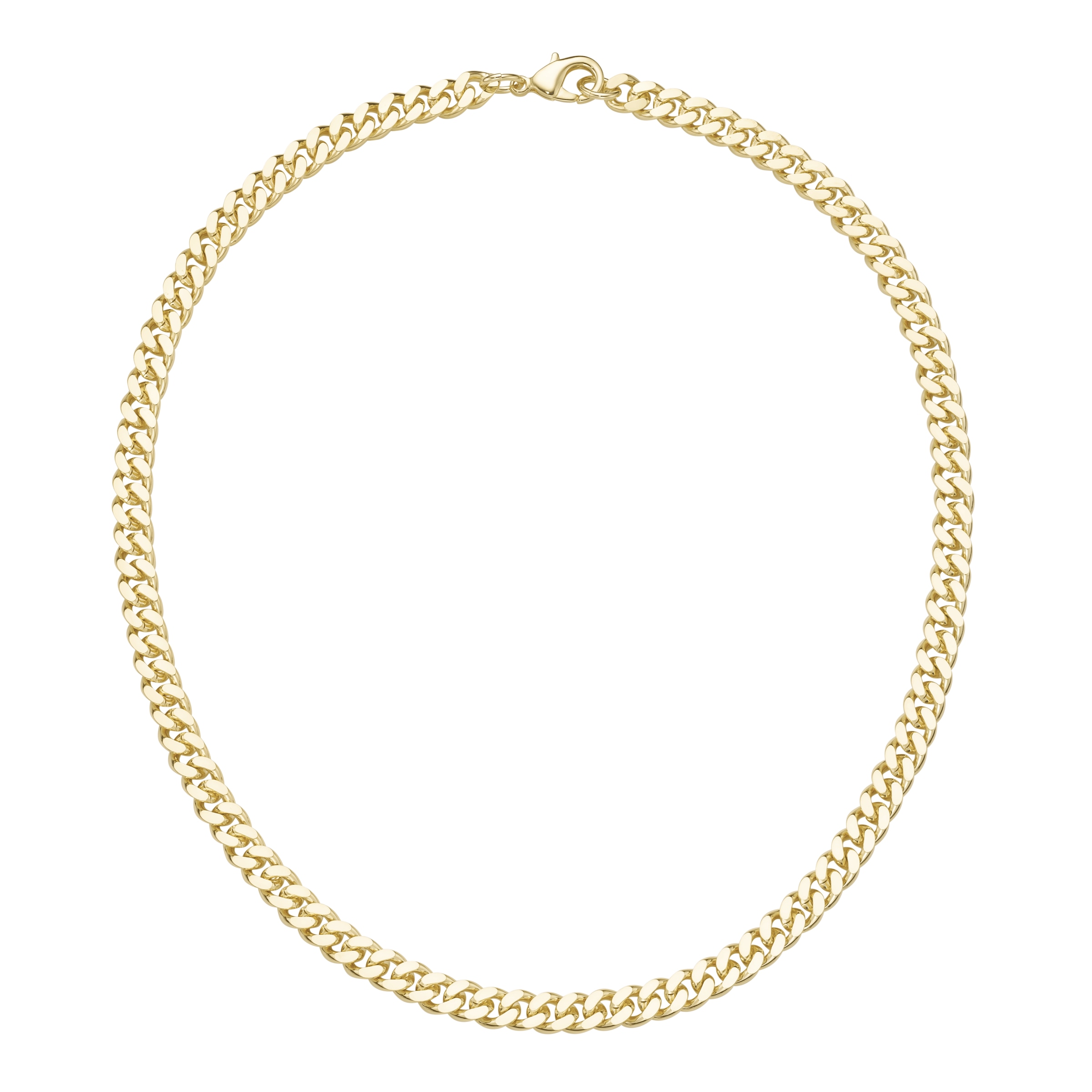 "Panzerkette FIRETTI ""Schmuck Geschenk Tombak Halsschmuck Halskette Kette diamantiert"" Gr. 50, gold (gelbgoldfarben), Halsketten, Damen, 50
