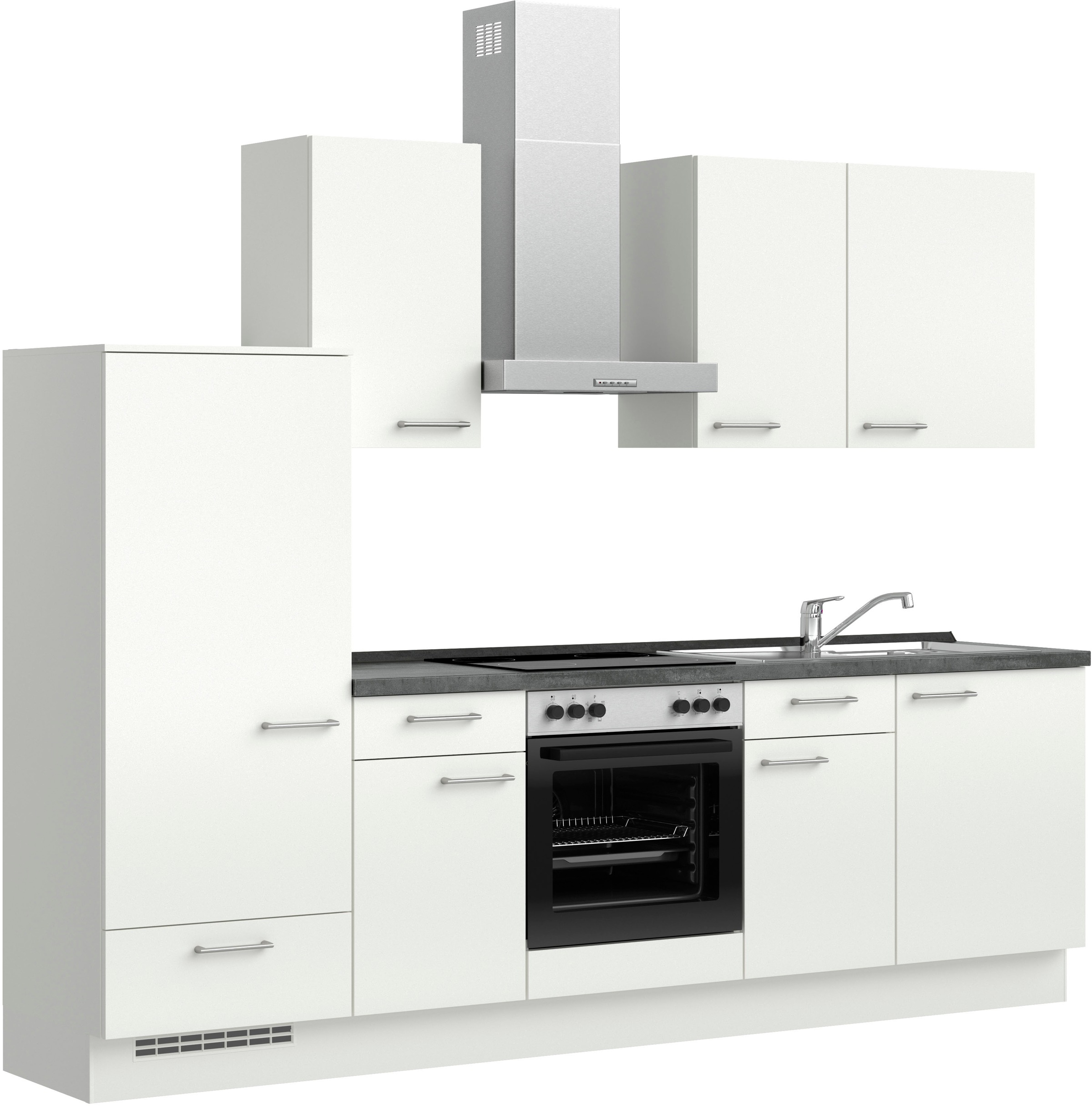 nobilia Küchenzeile ""Laser I", Ausrichtung wählbar, Breite 270 cm" vormont günstig online kaufen